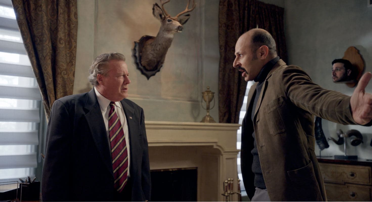 Actor/Comedian Maz Jobrani with actor John Heard