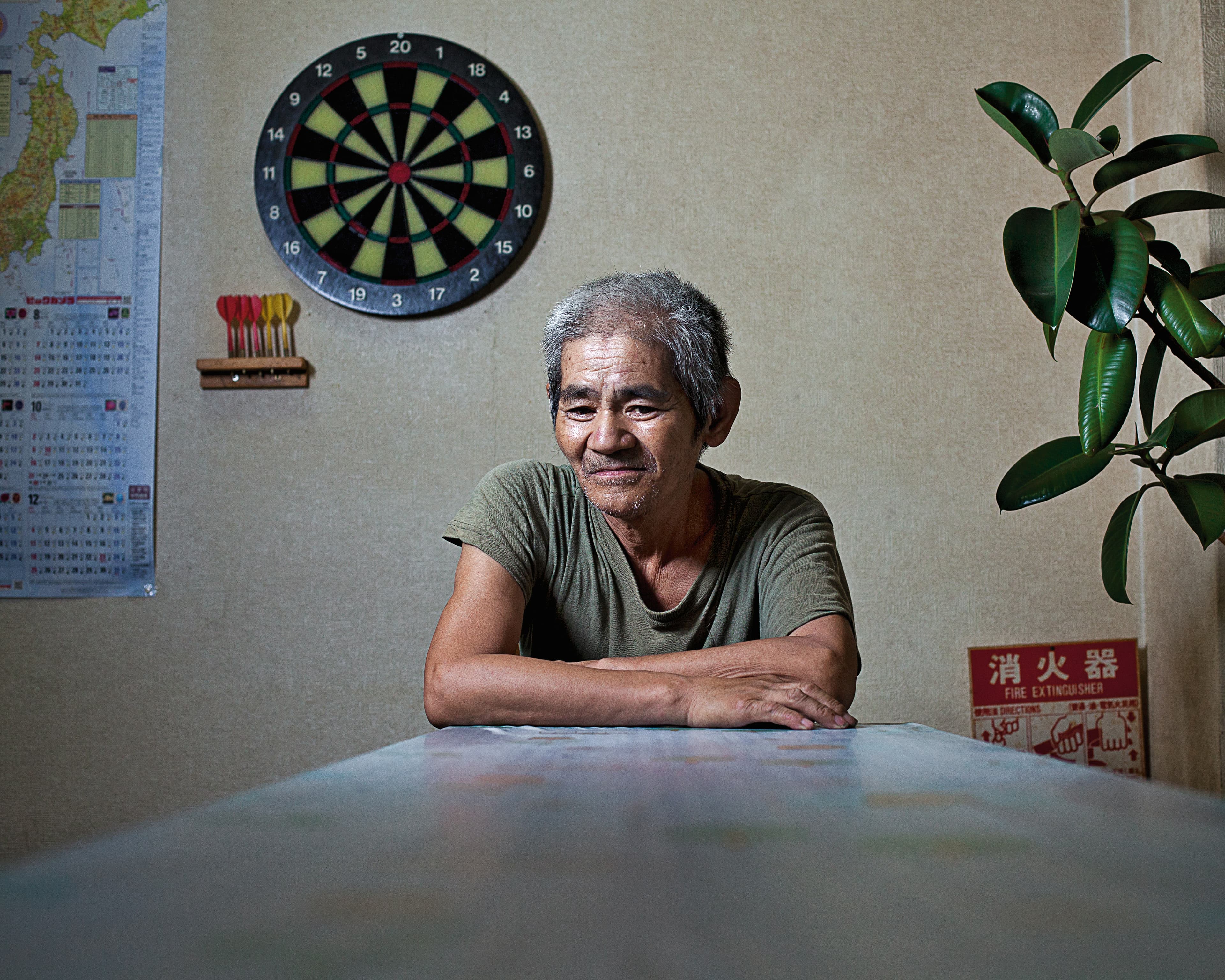 Mikio is one of the rare evaporated people who agrees to be photographed. “These days, I’m no longer afraid of anything,” he says.