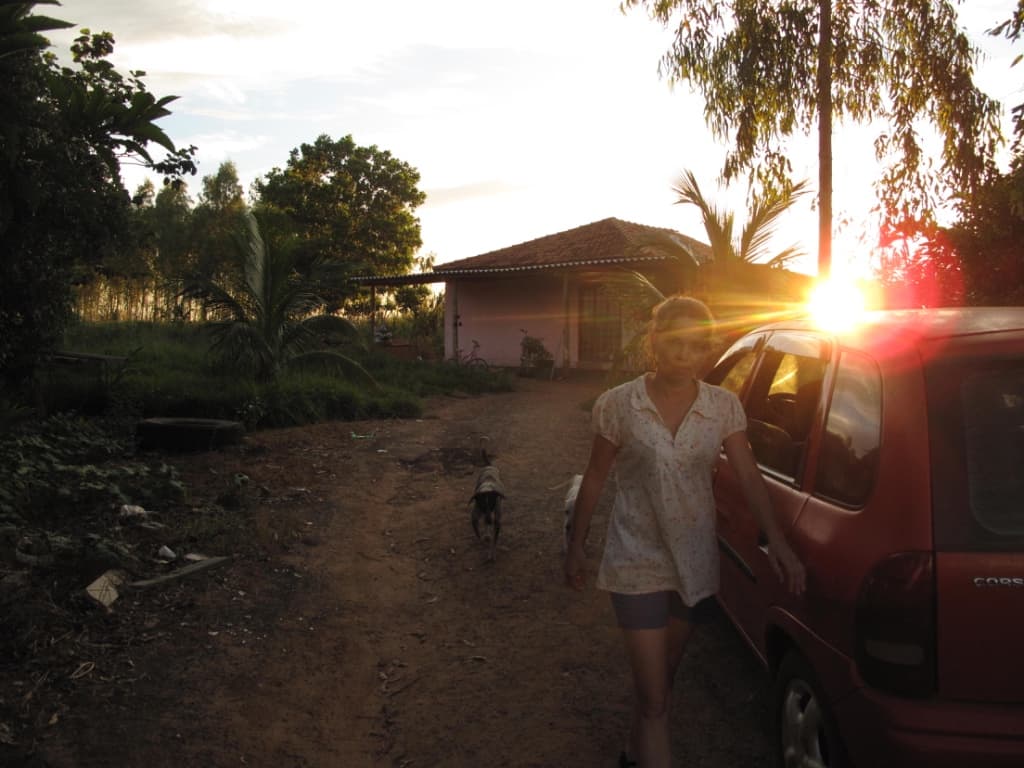 Joise Lopes has been able to renovate her house with the proceeds from selling her produce to the school meals program. I consider myself 