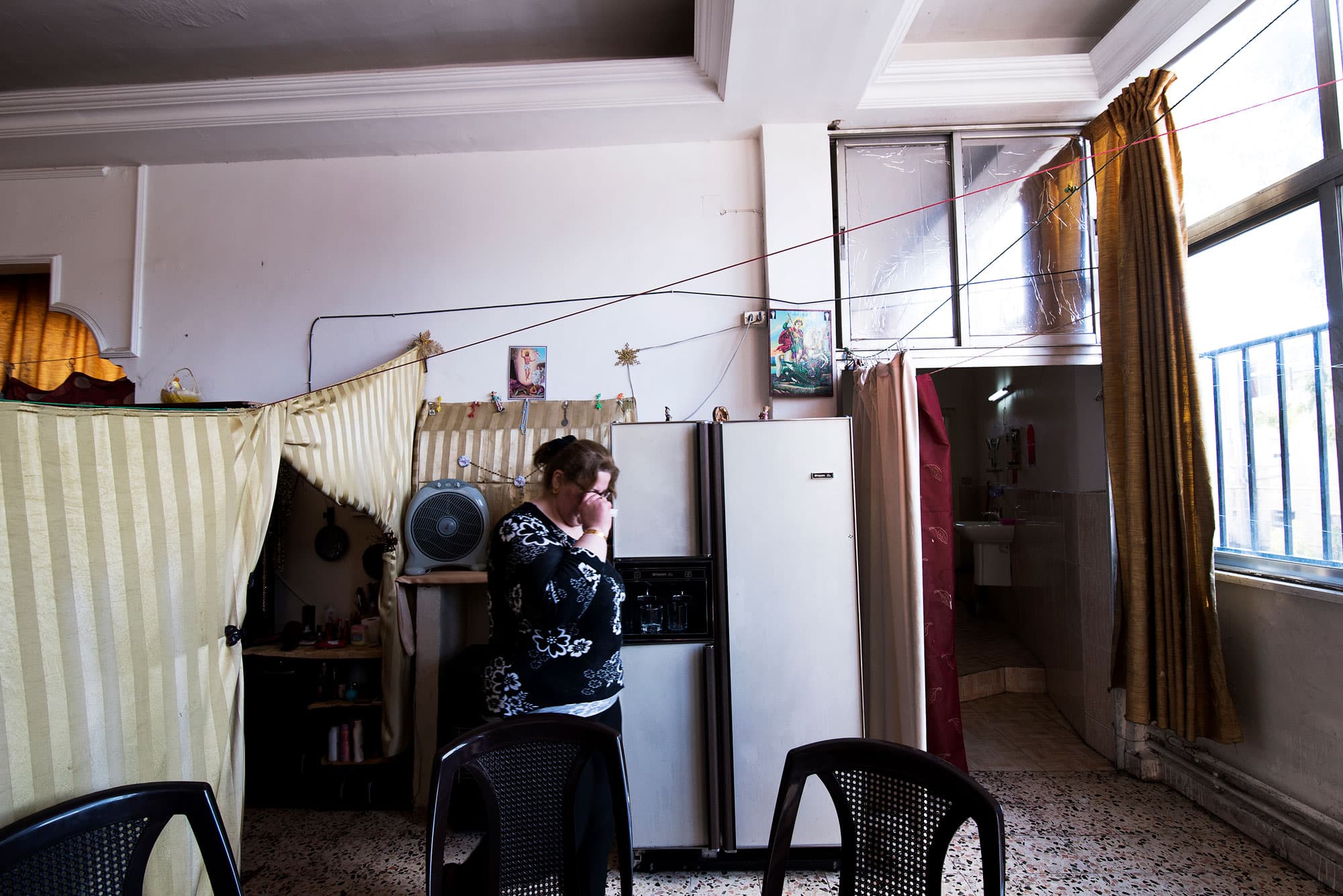 Ghaida Hekmat and her sister were among the first Christian refugees to arrive in Amman after the ISIS takeover of Mosul. Today, she's one of only a handful of people still living at Marka's St. Mary's Church awaiting resettlement abroad.