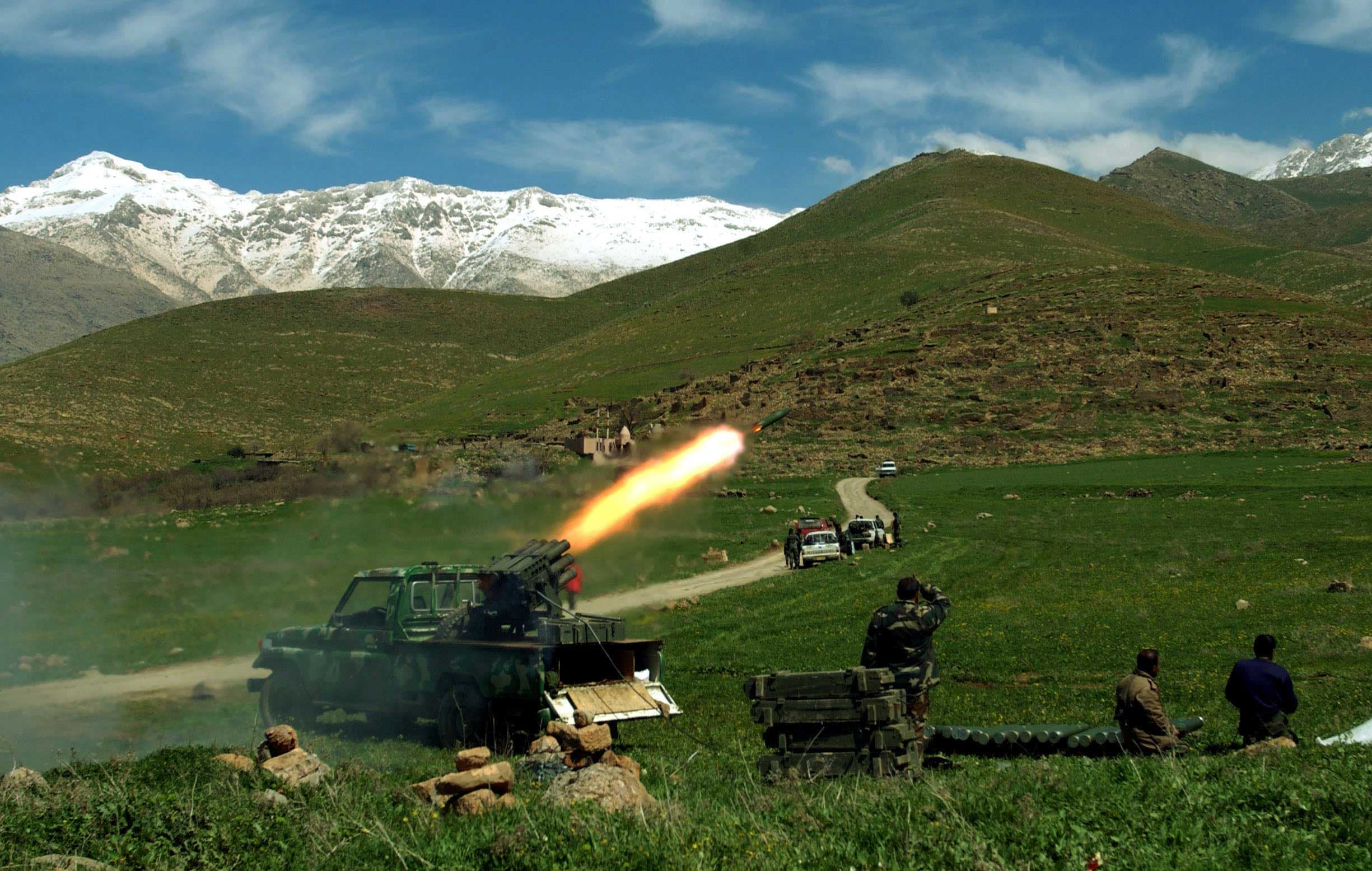 Boom: March 2003, northern Iraq