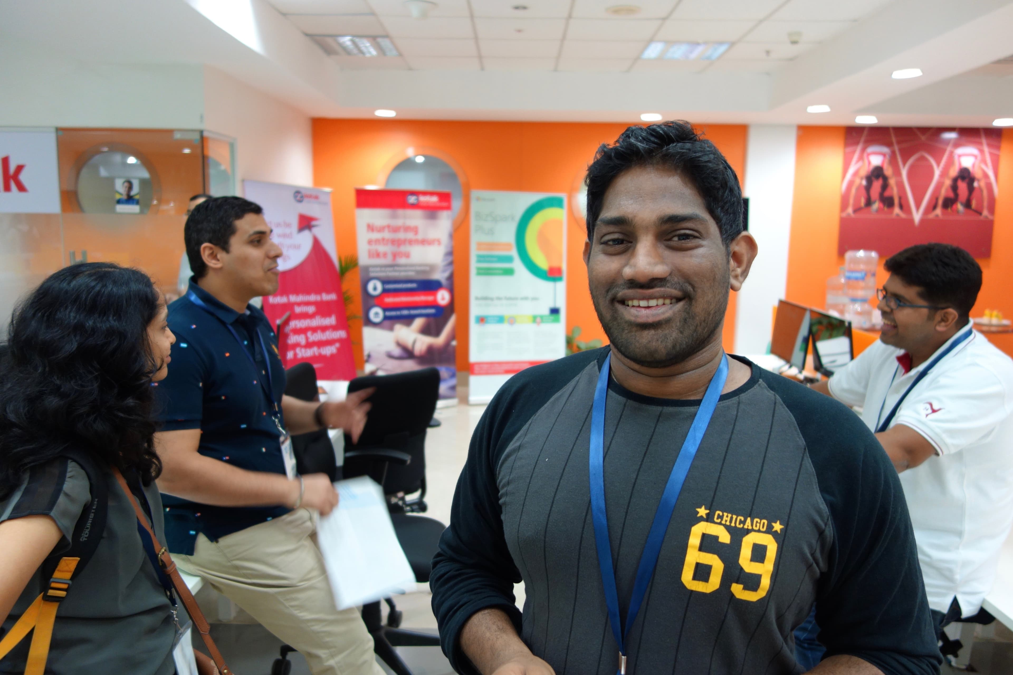 Niketh Sabbineni, startup entrepreneur, Startup Warehouse alumnus, cofounder of Bookpad, which has been acquired by Yahoo!