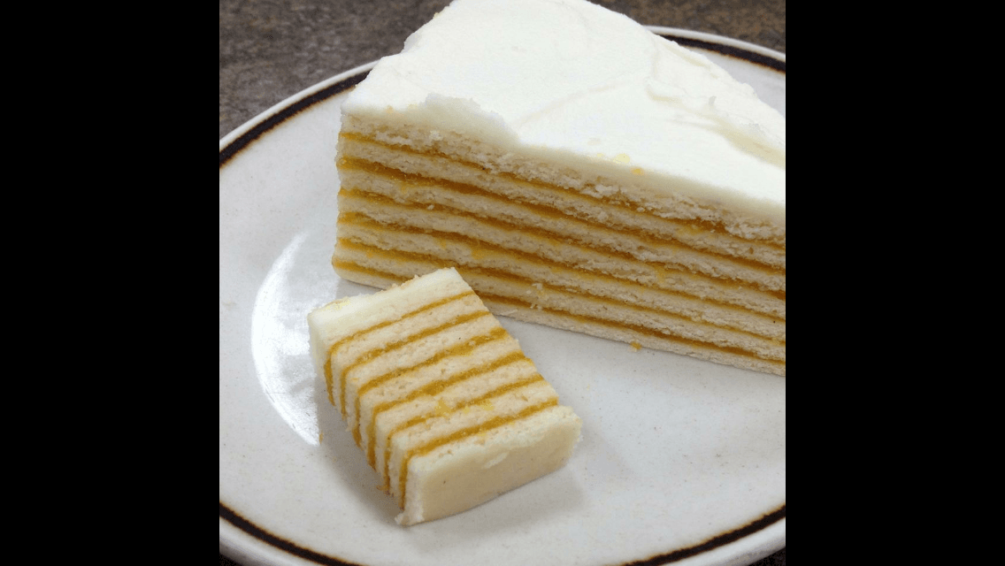 Icelandic Vinarterta with apricot filling.