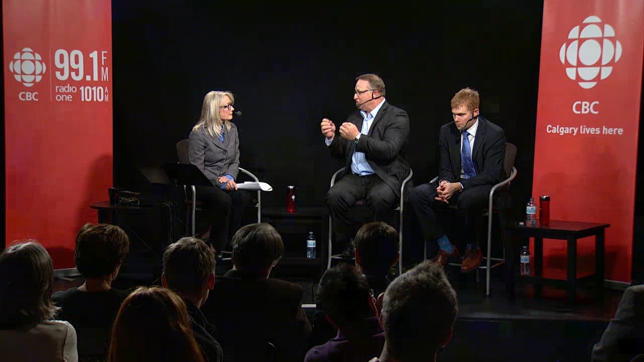 Donna McElligot moderates from Calgary