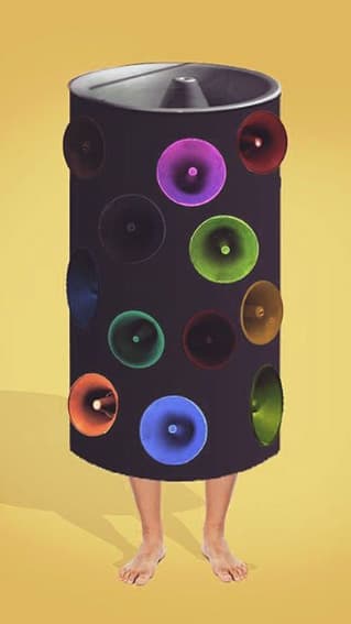 A graphic of the soundsuit