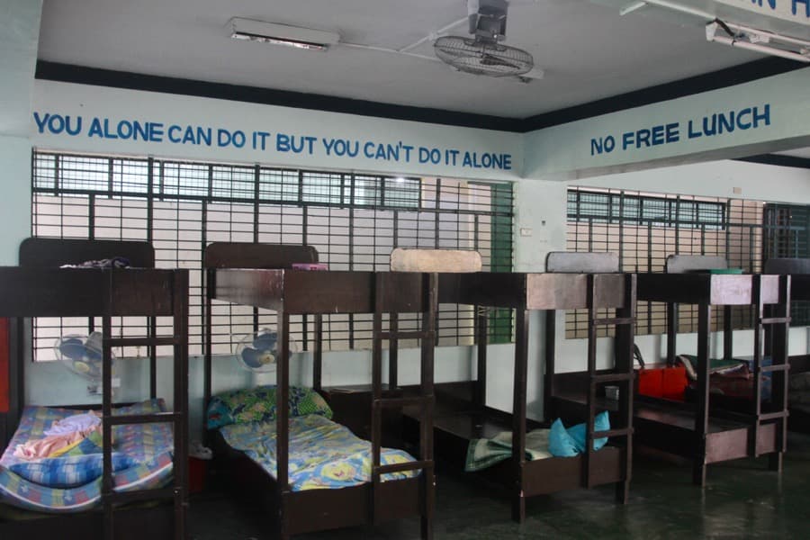 A child’s dorm at Bicutan. Children make up about 1 percent of the center’s patients.