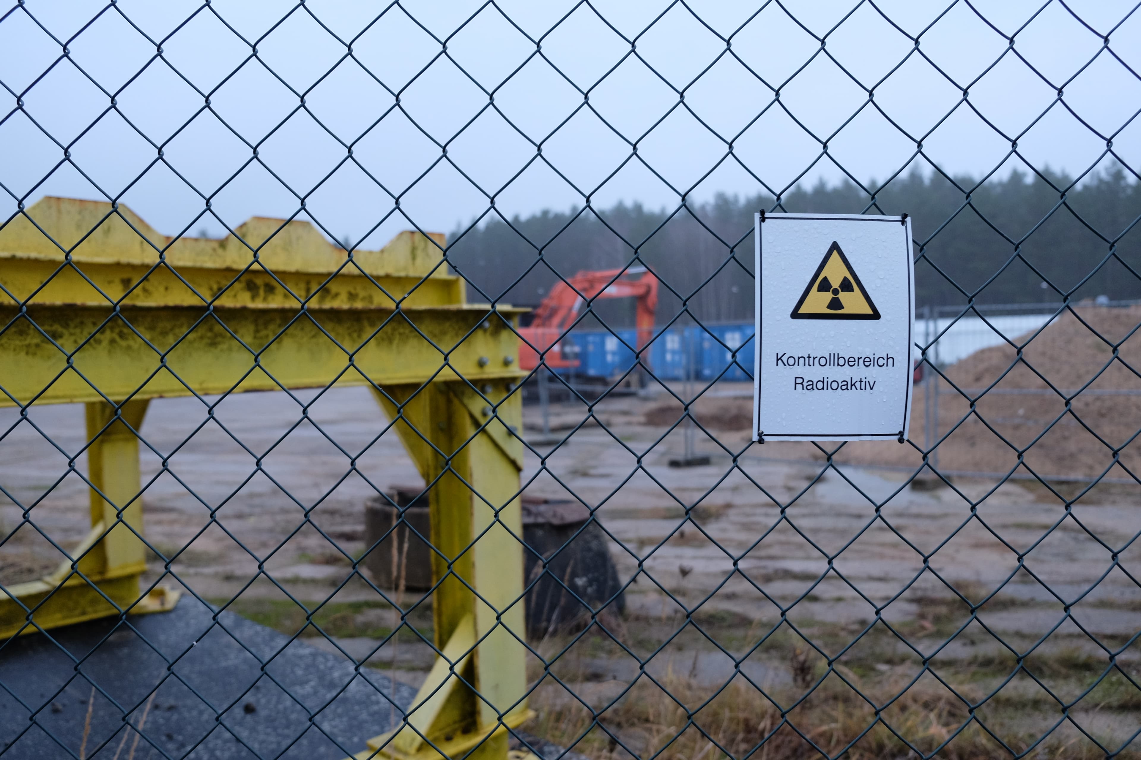 Outside the nuclear plant