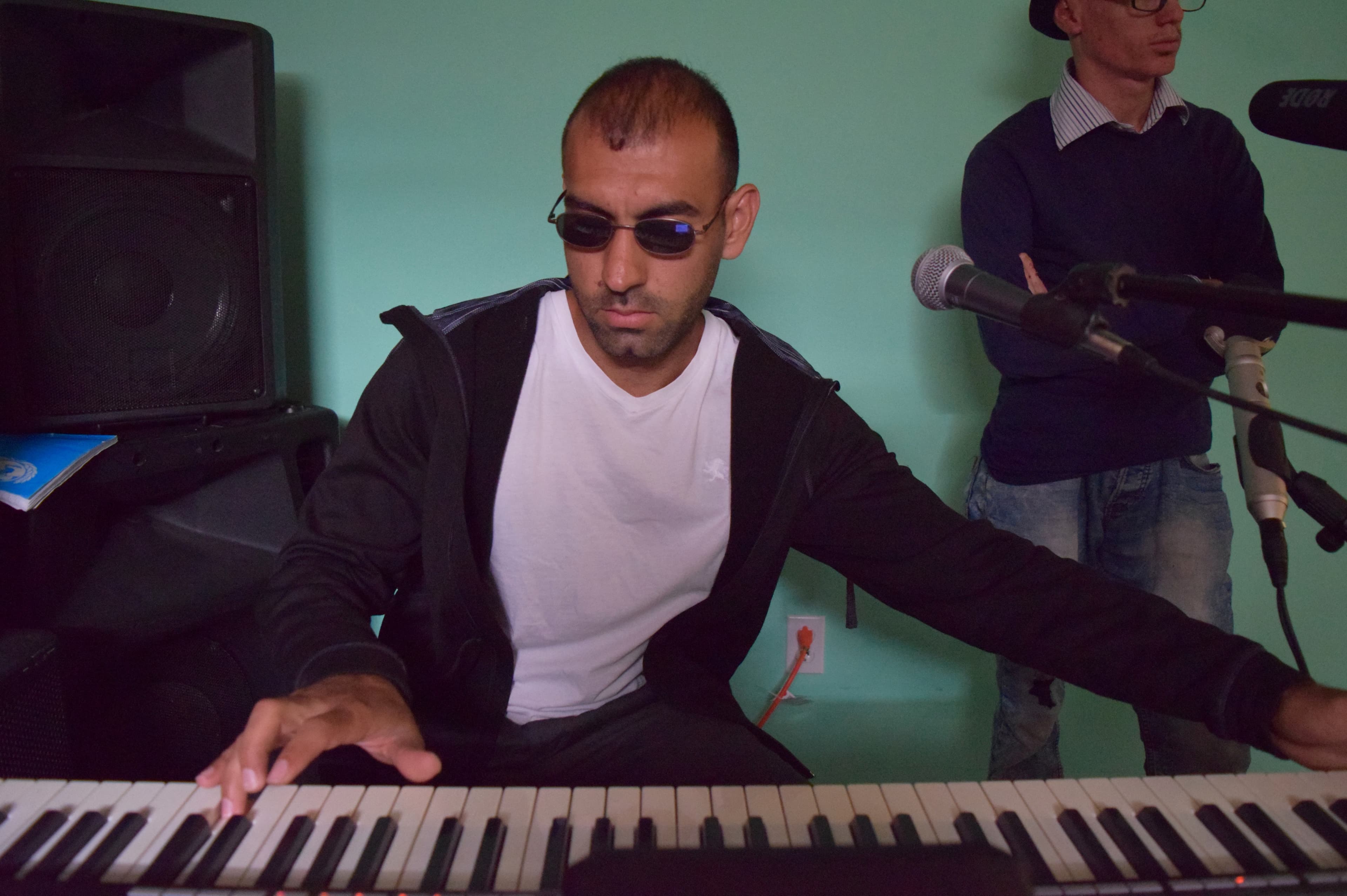 Haedar on the keyboard