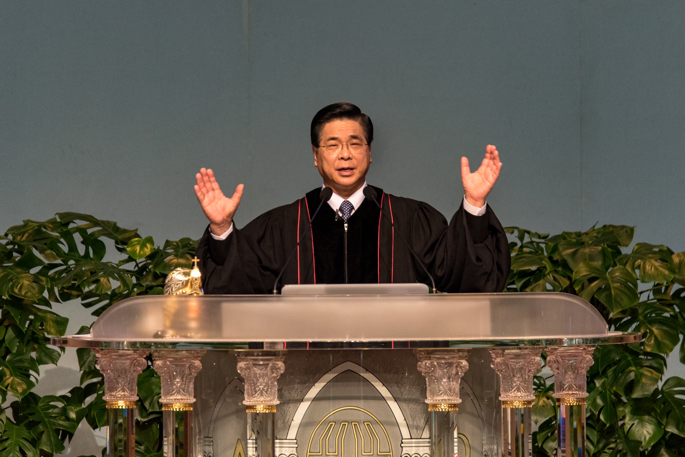 Young-hoon Lee is senior pastor at Yoido Full Gospel Church. He says some people worry about growth of Protestant churches in South Korea, but not him. He believes that the power prayer will help churches continue to grow.