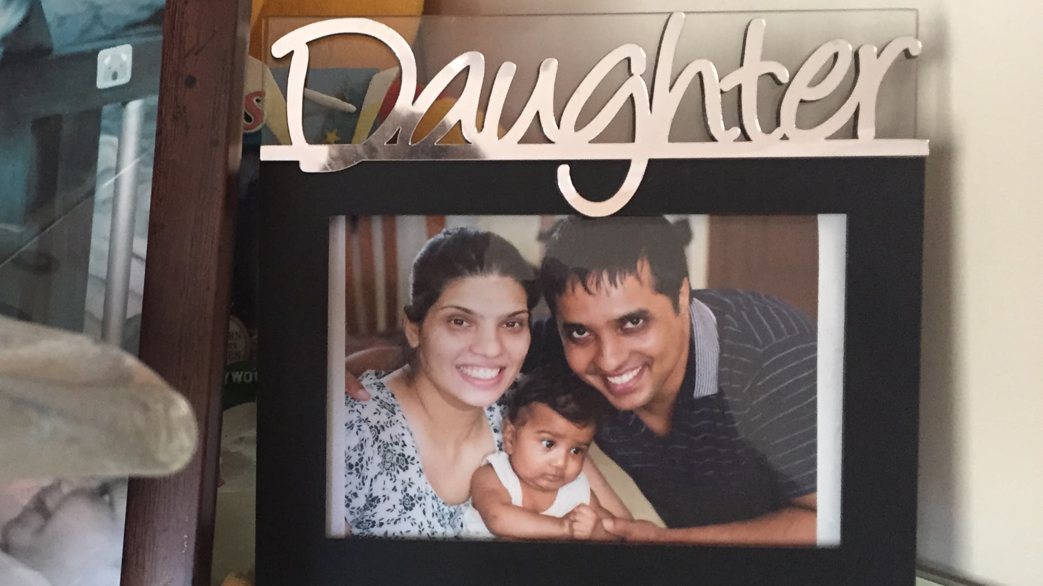 The D'Souzas adopted Tenaya when she was five months old.