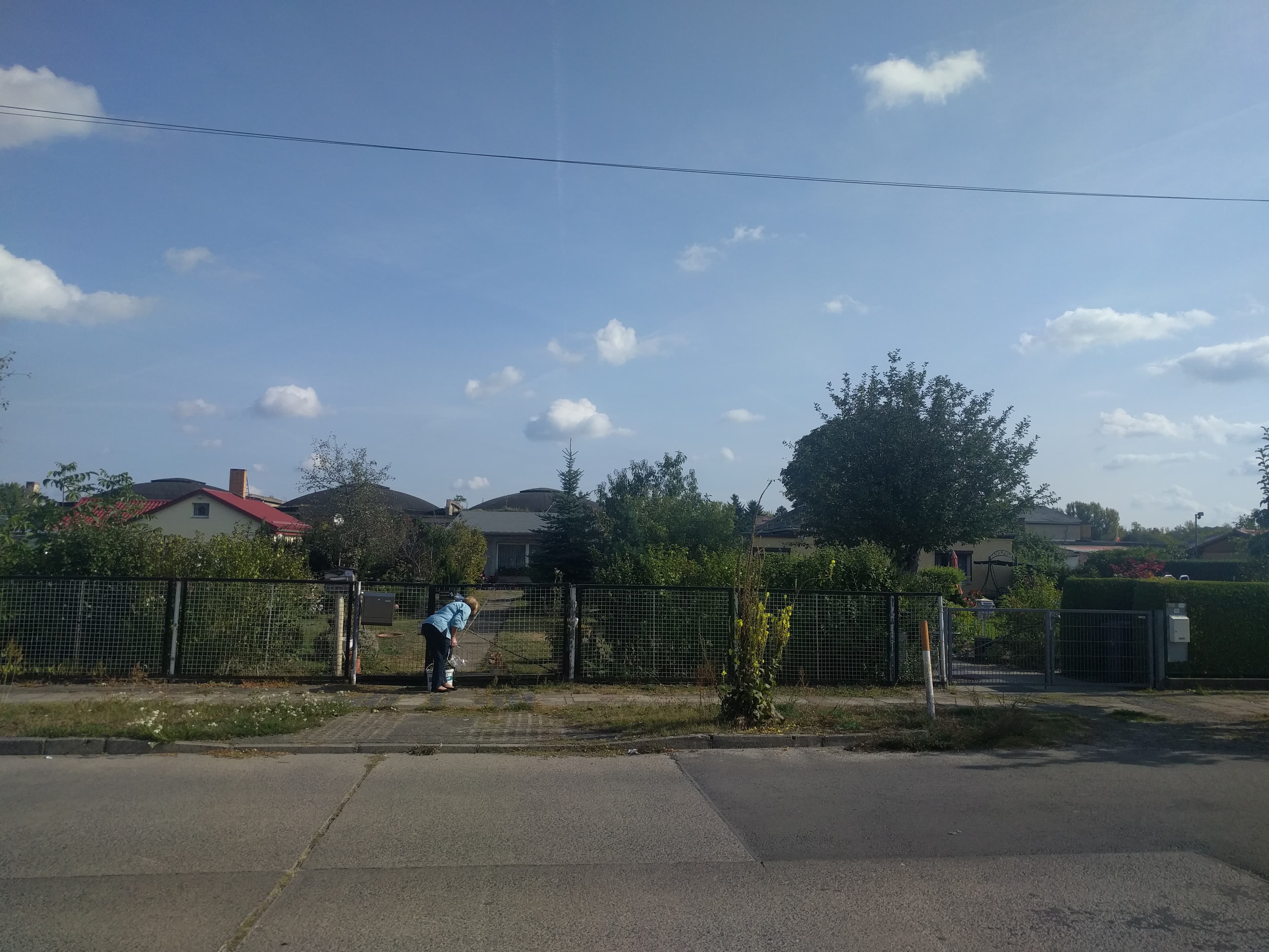 Neighbors of a refugee center in eastern Berlin
