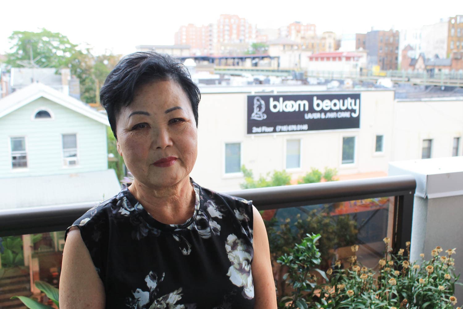 Elza Kan speaks Russian and lives in the Russian neighborhood, Brighton Beachm but says she feels 