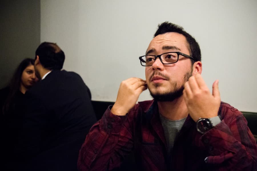 Emirhan Deniz Celebi, 26, a transgender man who leads a rights group in Istanbul.