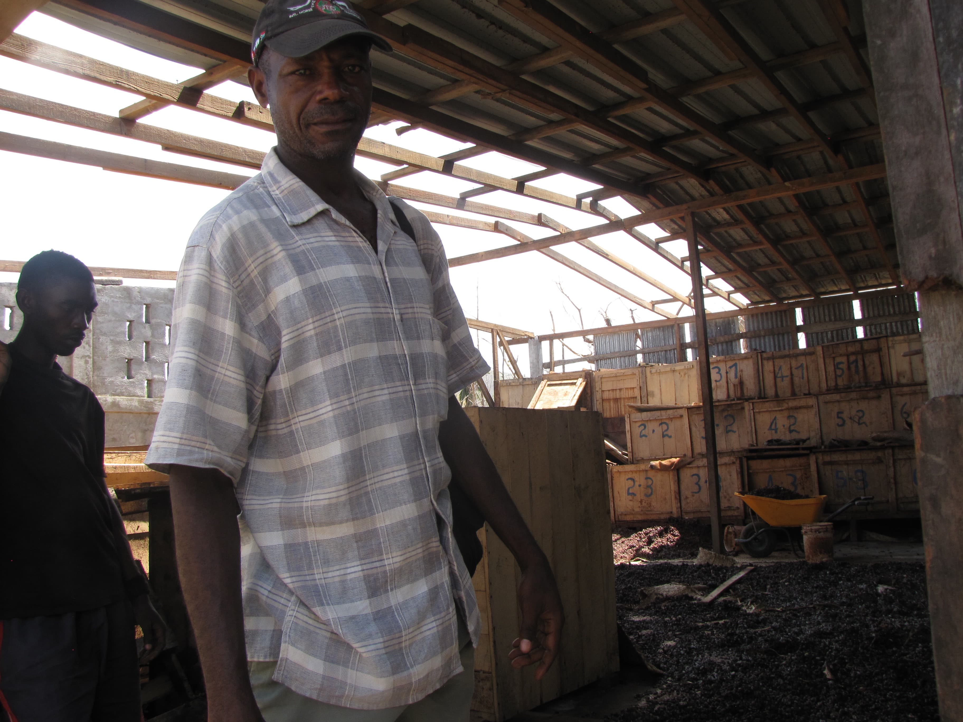 Jean Marie Francois, the vice-coordinator for CAUD (Coopérative Agricol Union Développment)