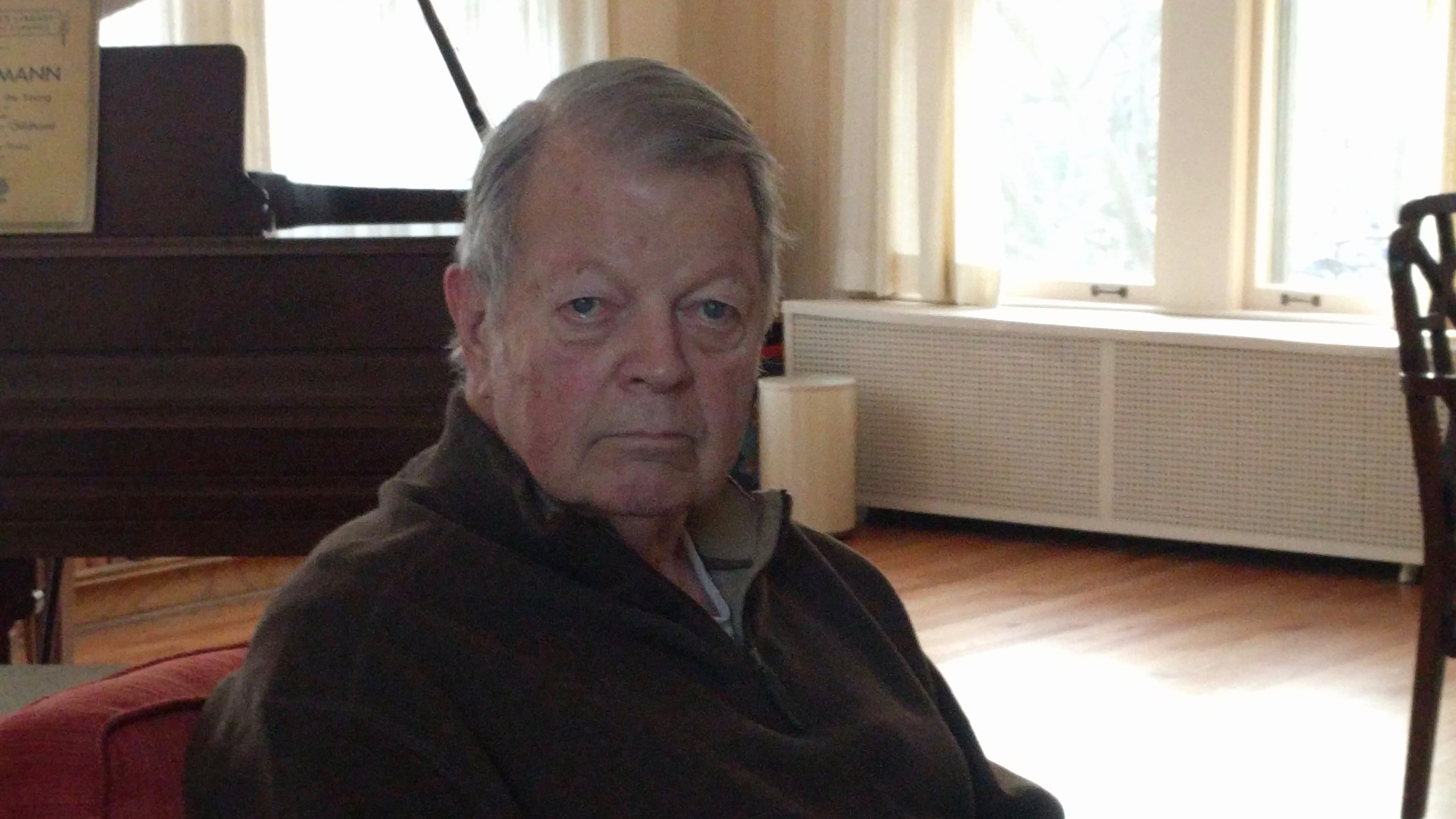 Garry Wills, author and professor emeritus at Northwestern University, in his home in Evanston, Illinois
