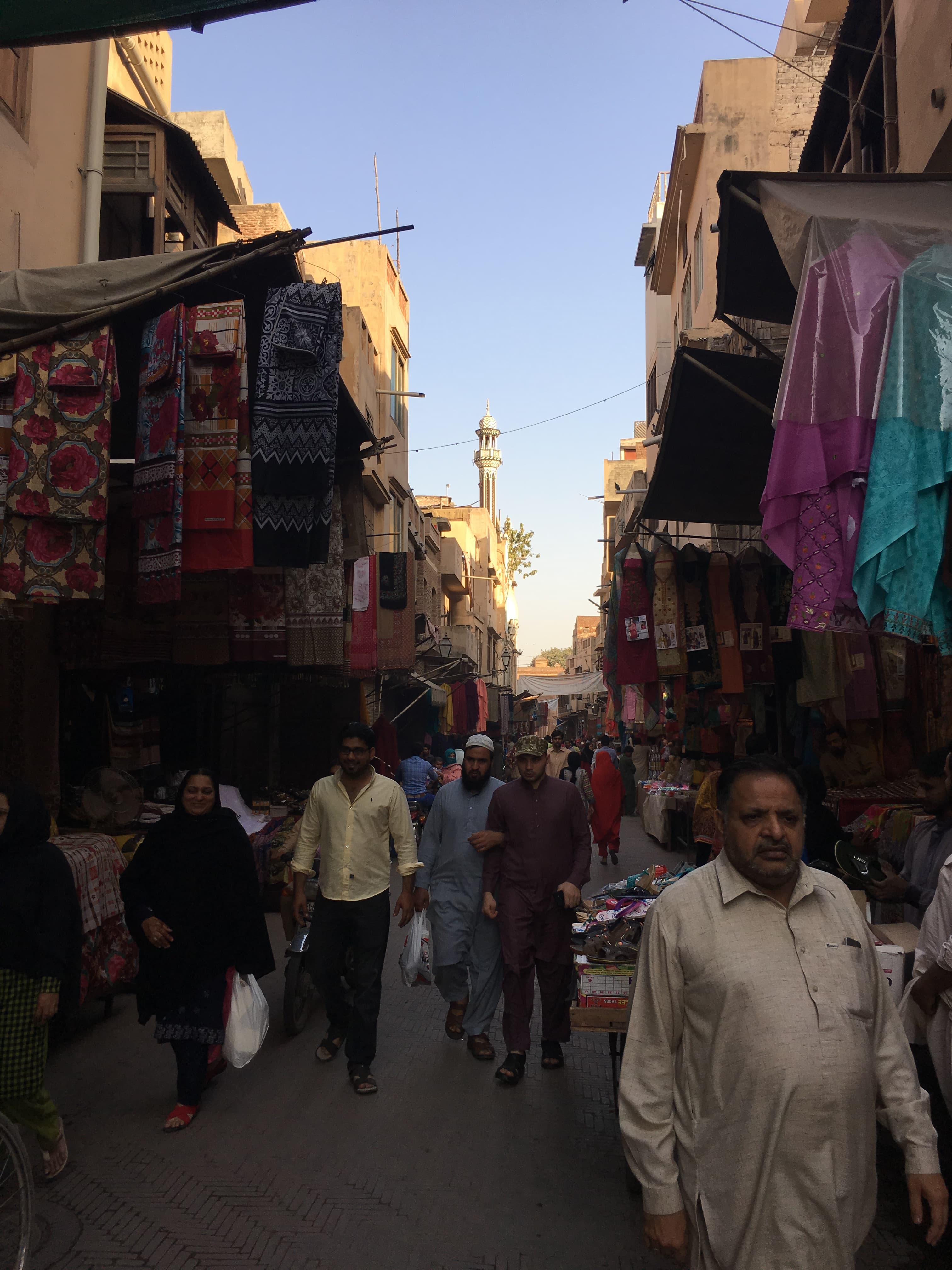 The bustle inside Delhi Gate, one of the nine gates traditionally used for entry into the old, walled city of Lahore.