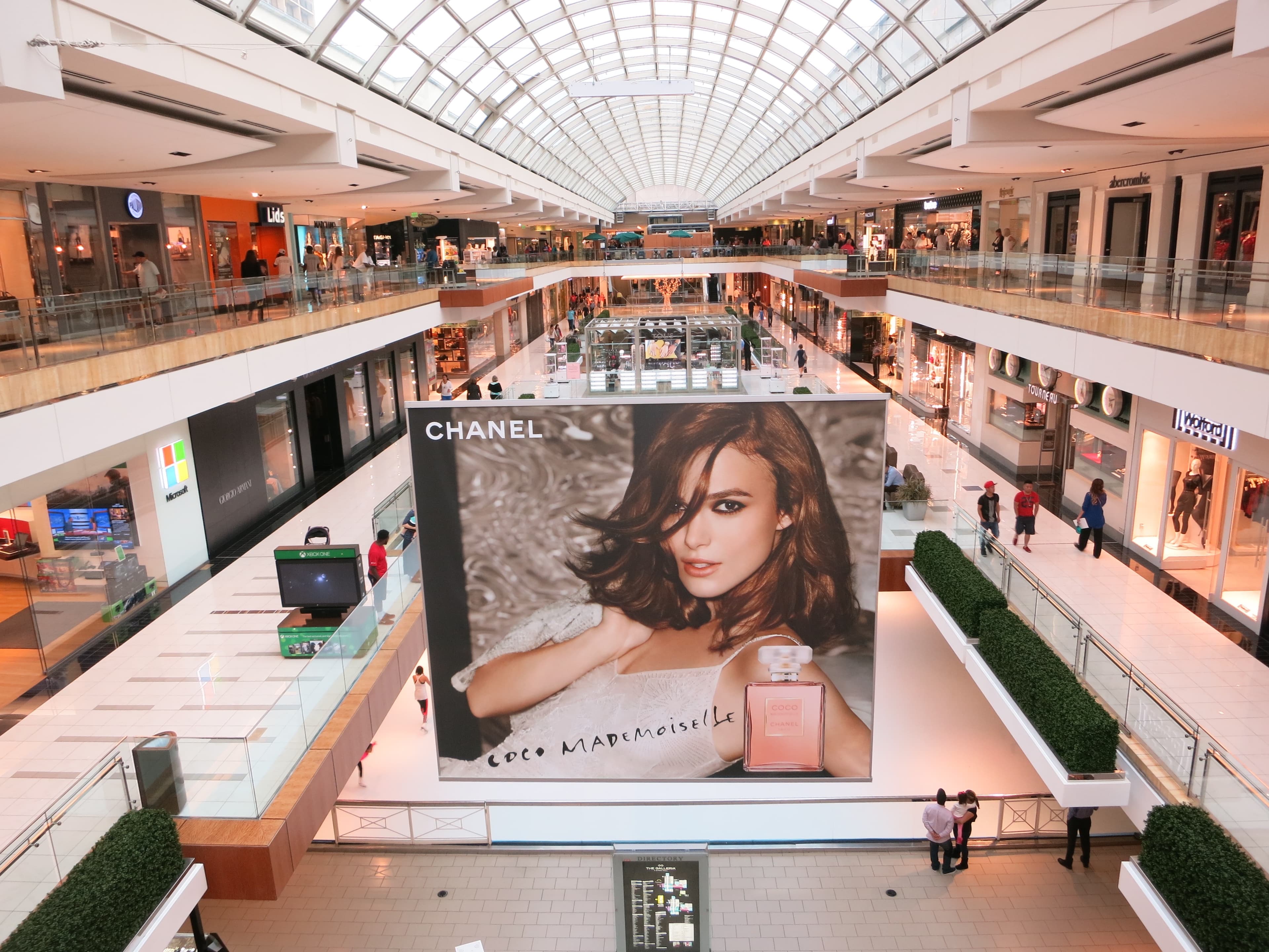 Houston's Galleria is the 4th largest mall in the US.