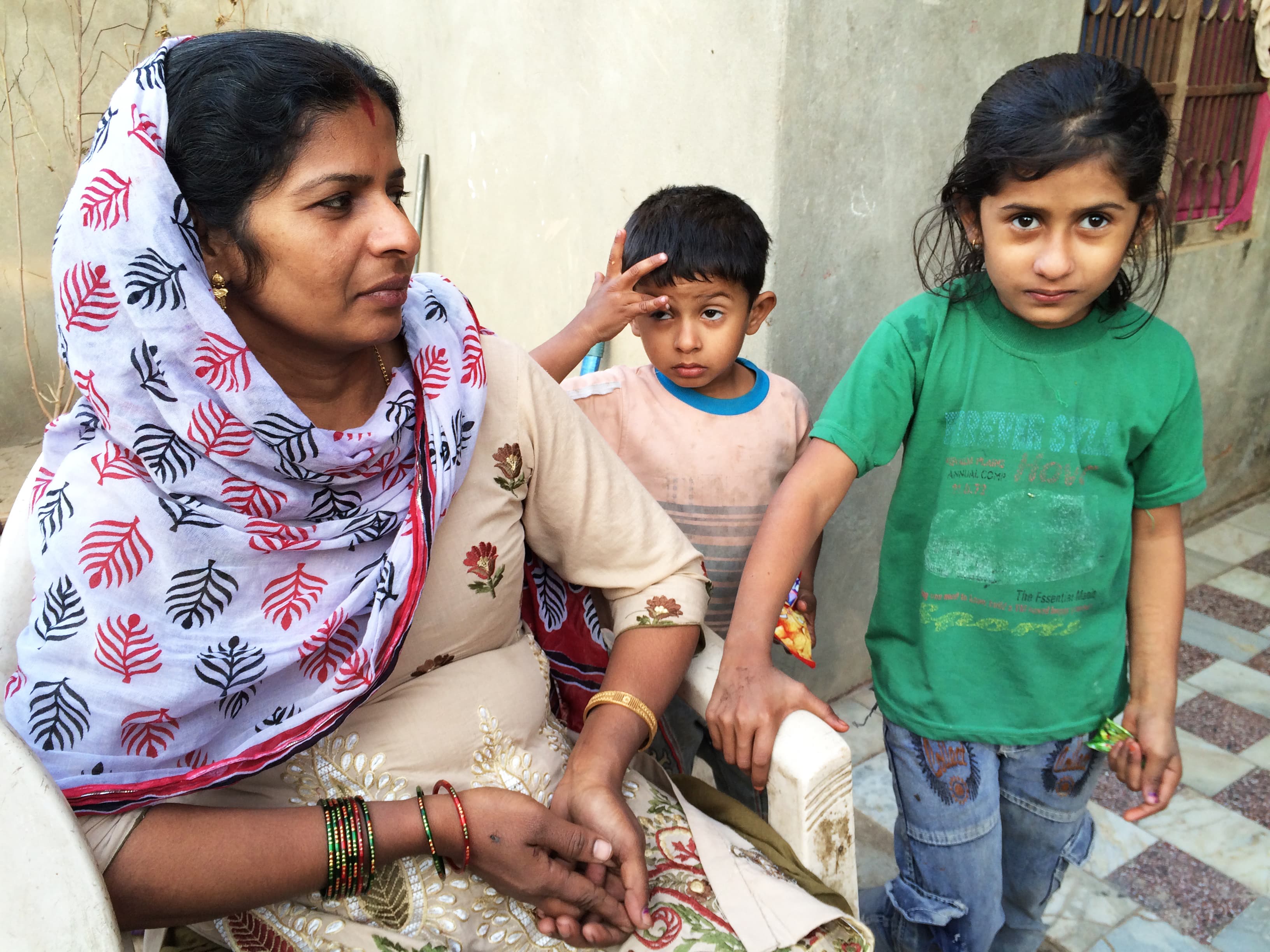 Sreeja Singh Berwal and kids