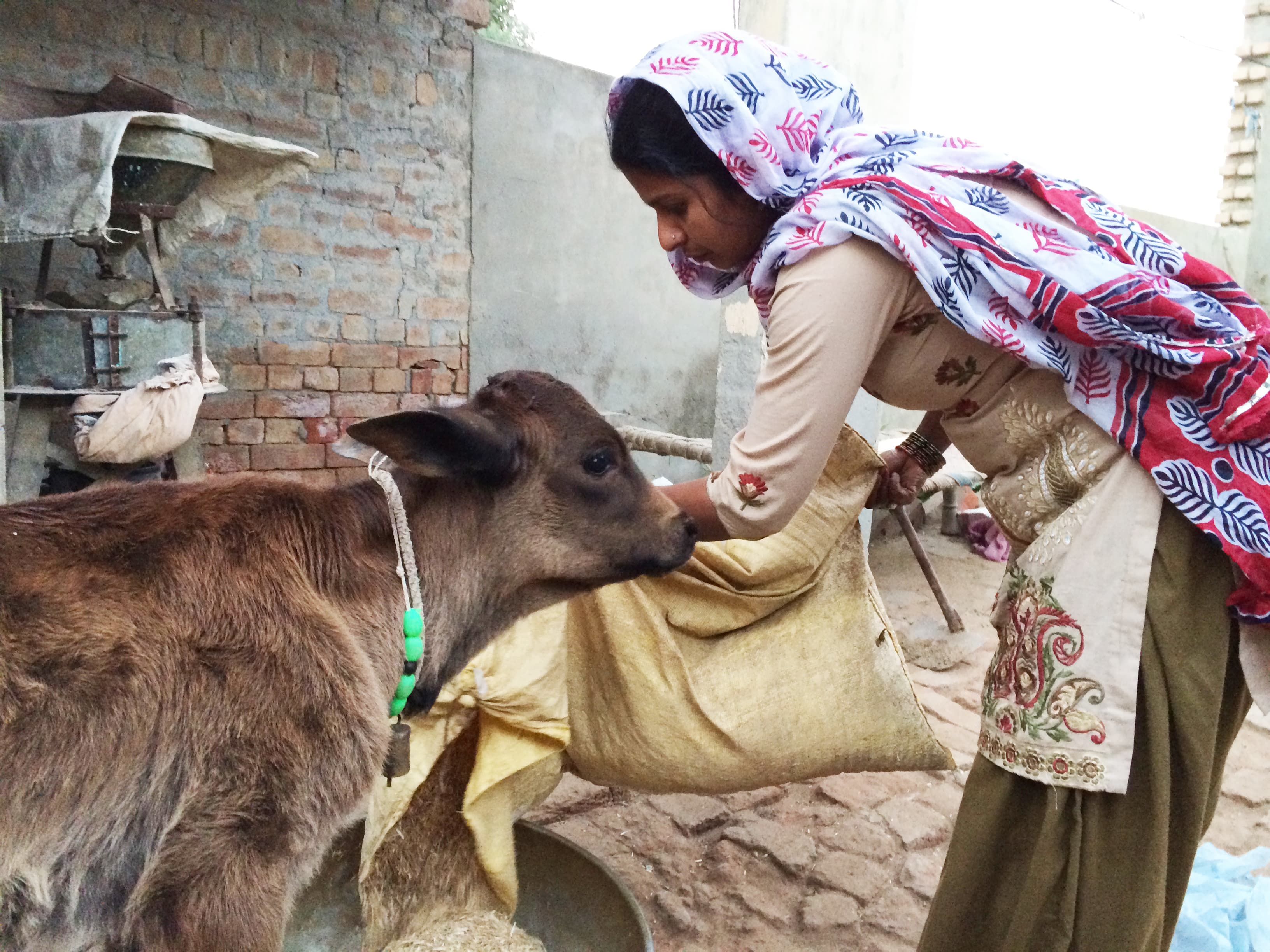Sreeja Singh Berwal w/goat