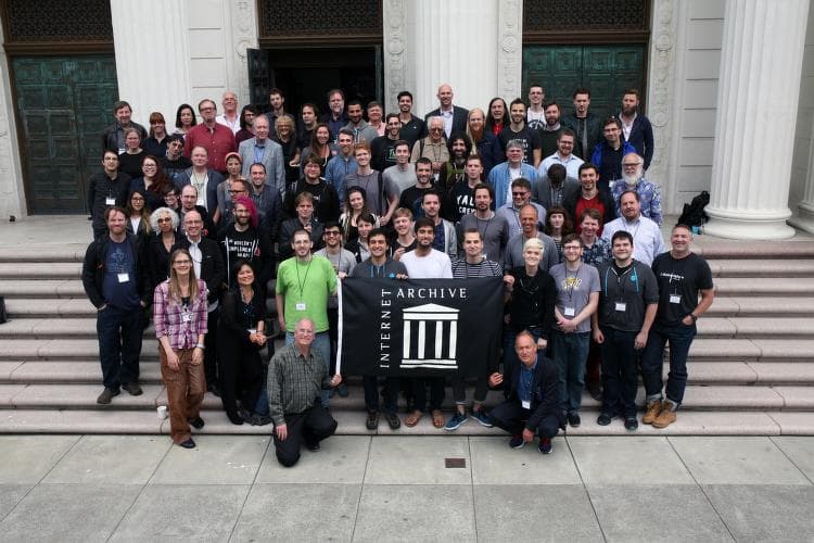 Internet Archive staff in San Francisco