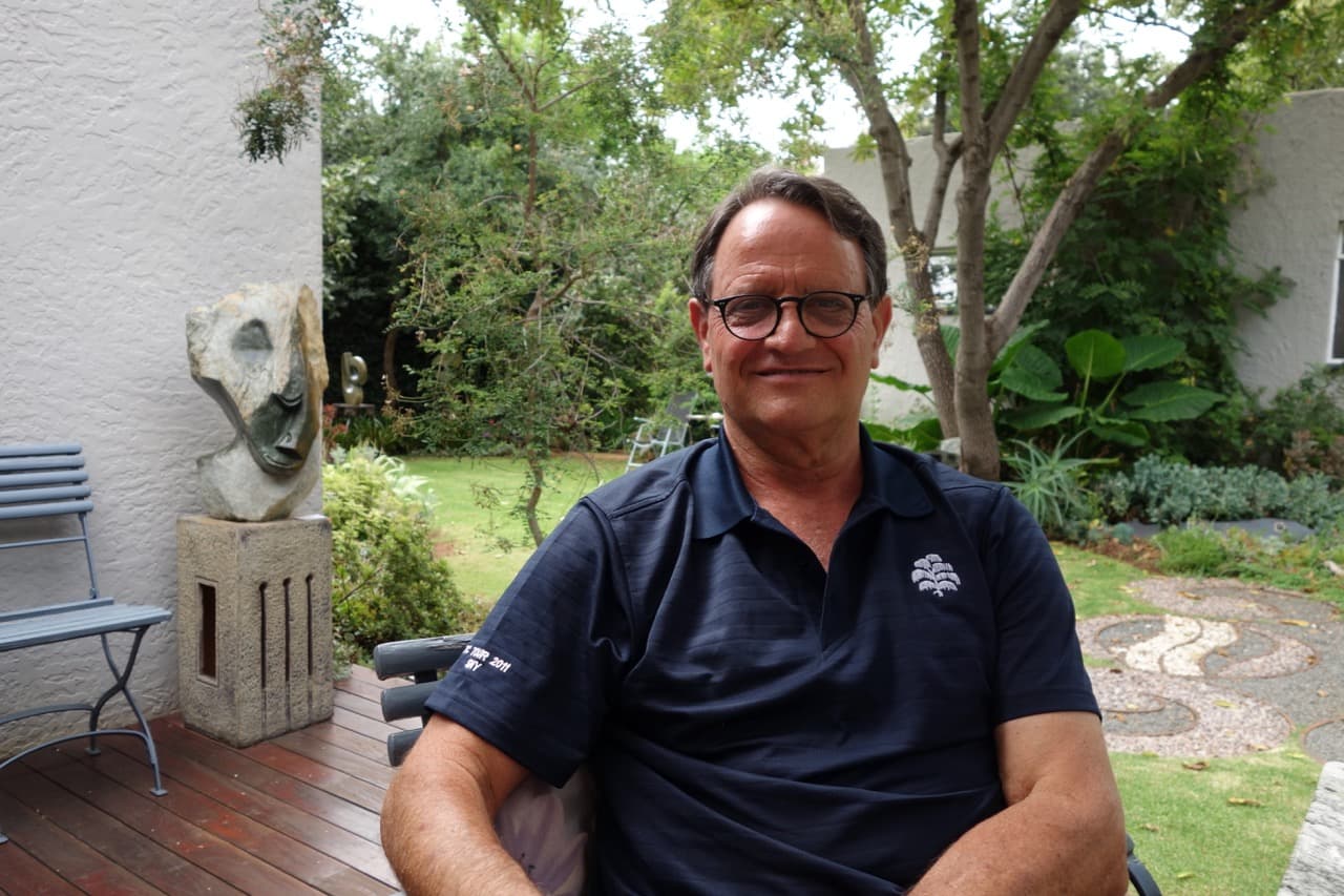 Jan Snyman, 70, Afrikaaner, in Johannesburg, South Africa