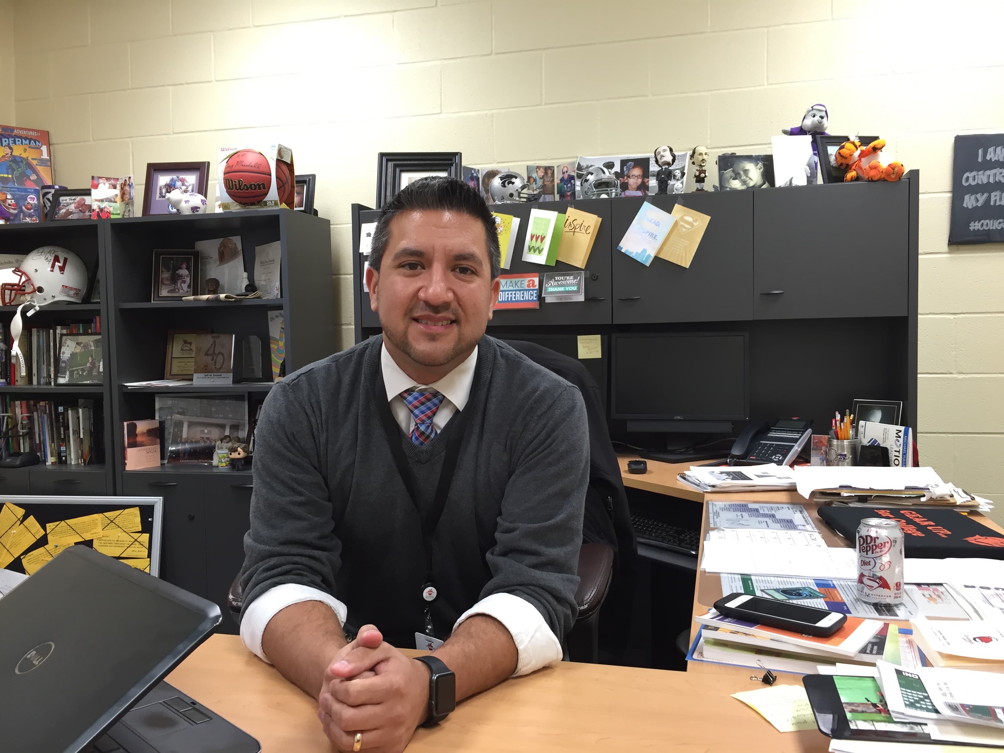 Coleman Middle School Principal Jeff Freund