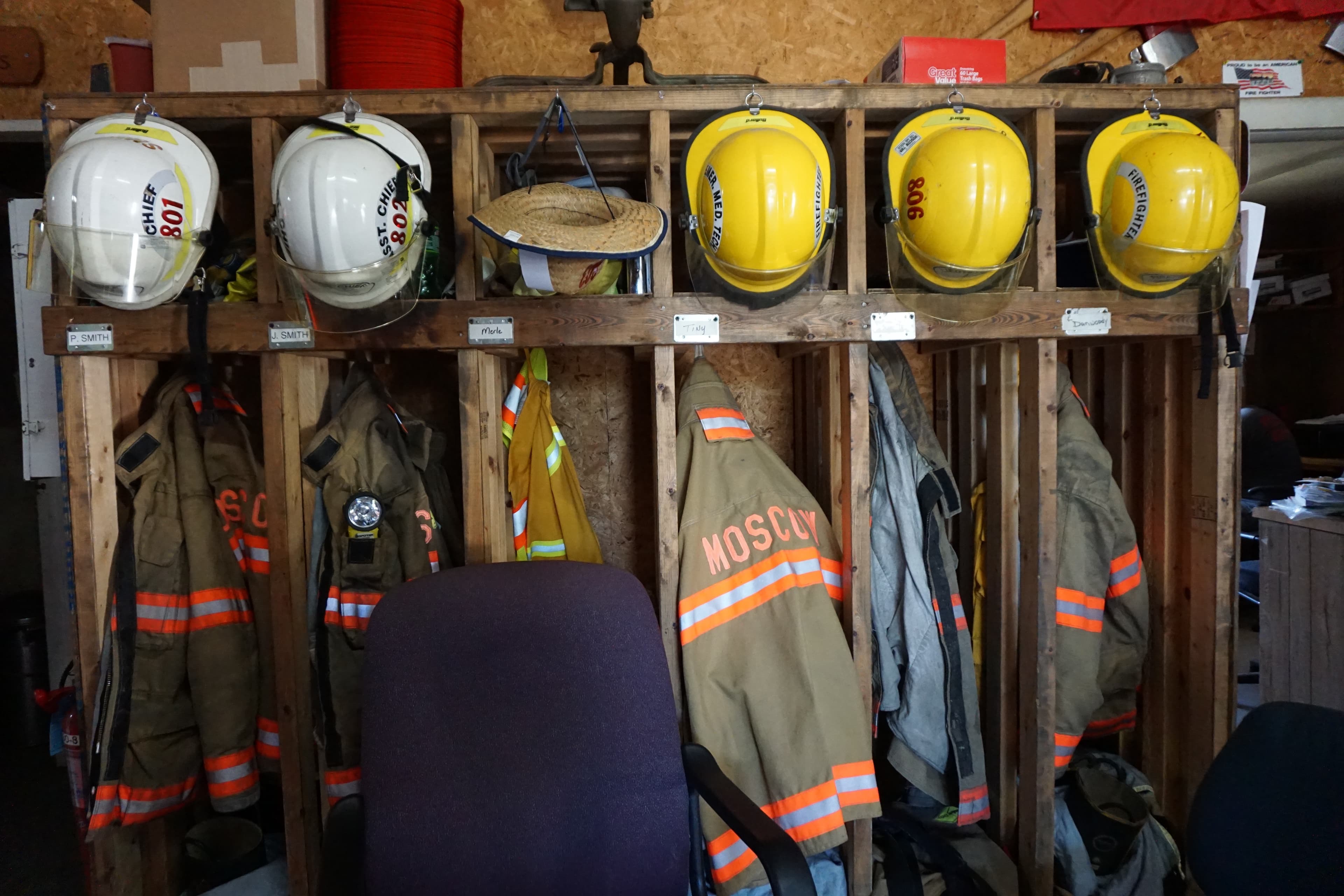 The fire department in Moscow, Michigan.