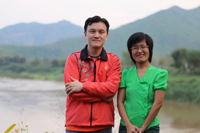 “I am [Christian/Chin_Myanmar] and my friend is [Buddhist/ Thai”