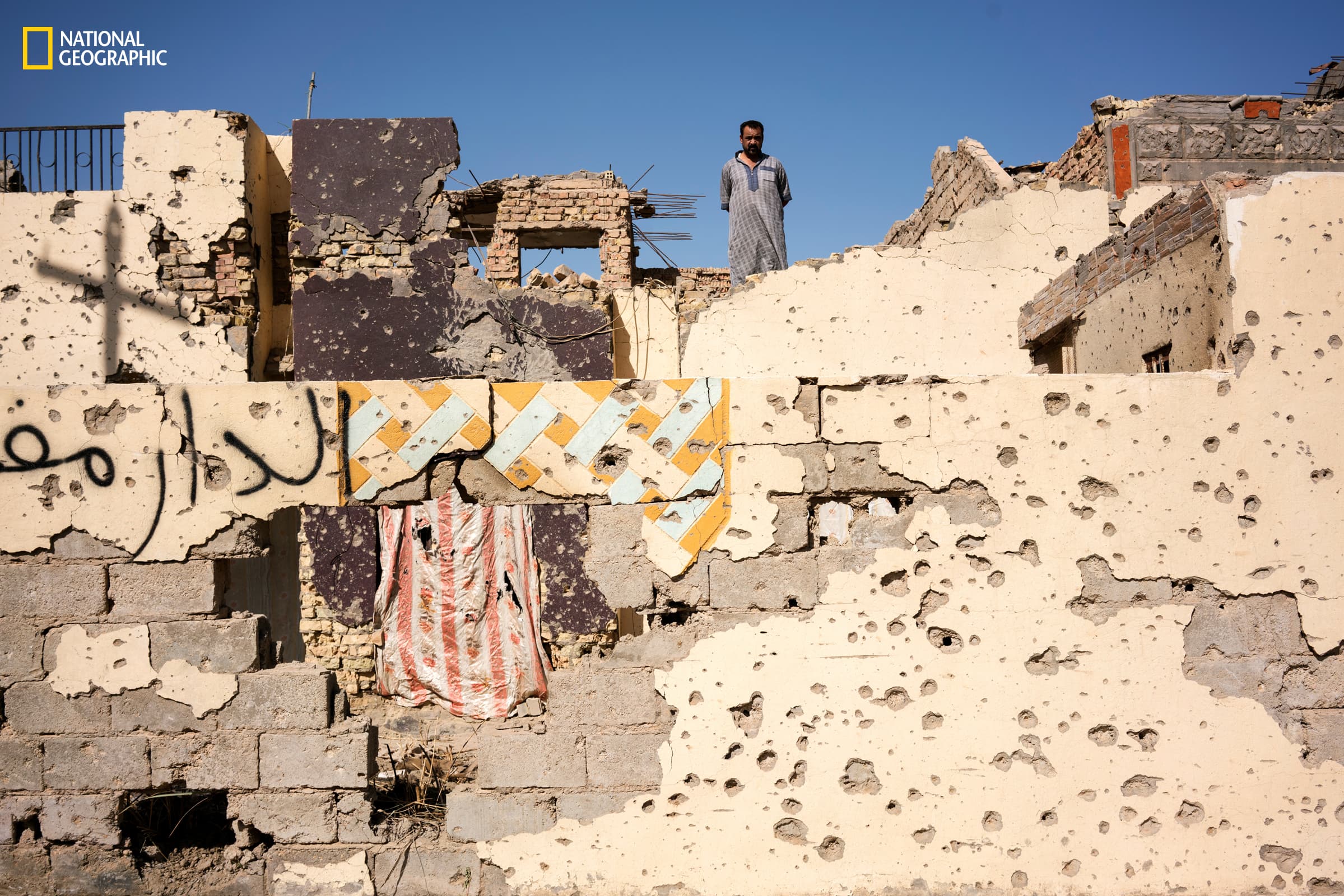 In a stadium district of Ramadi, a onetime ISIS stronghold, the destruction is vast.