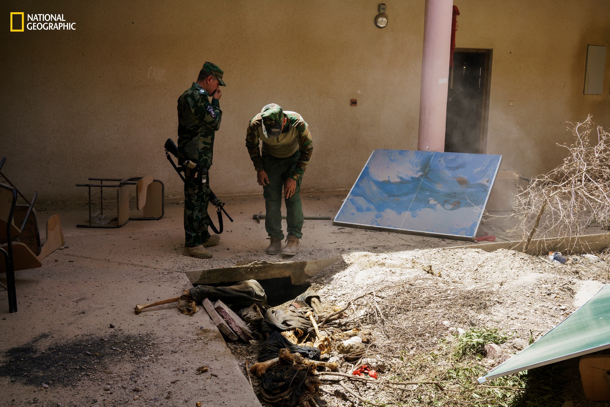 ISIS Fallujah shallow graves Nat Geo