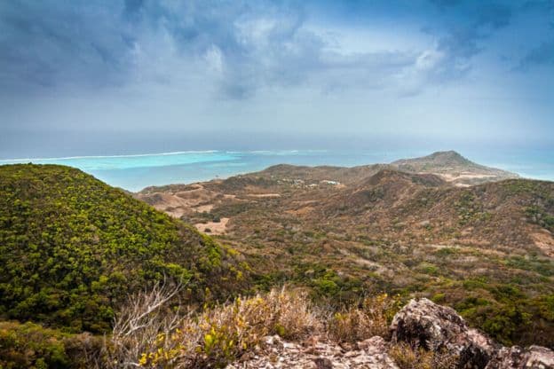 Looking out to sea from Old Providence.