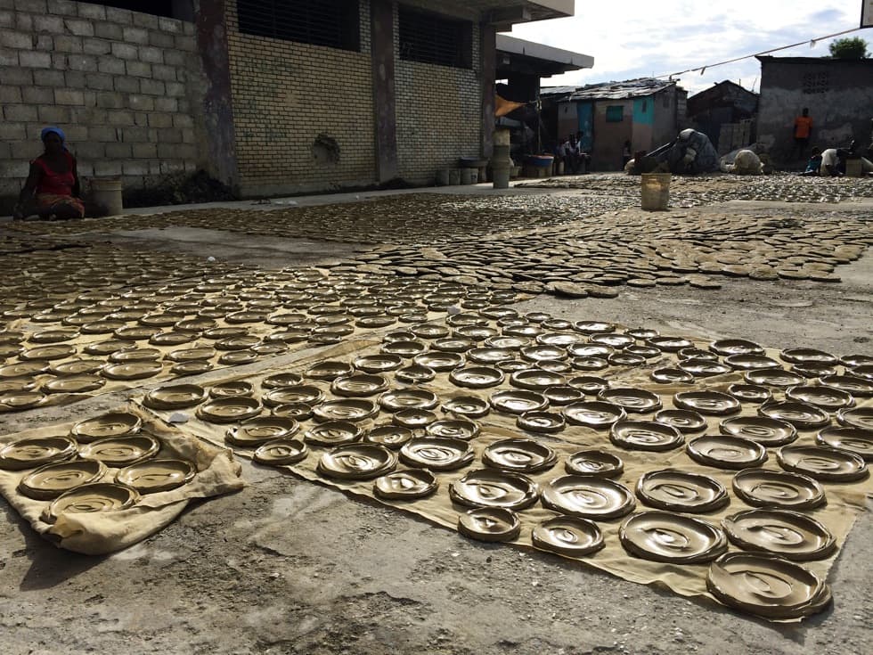 In the ‘what hasn’t changed’ category, hunger still drives Haiti’s neediest to eat cakes of clay for their high mineral content.