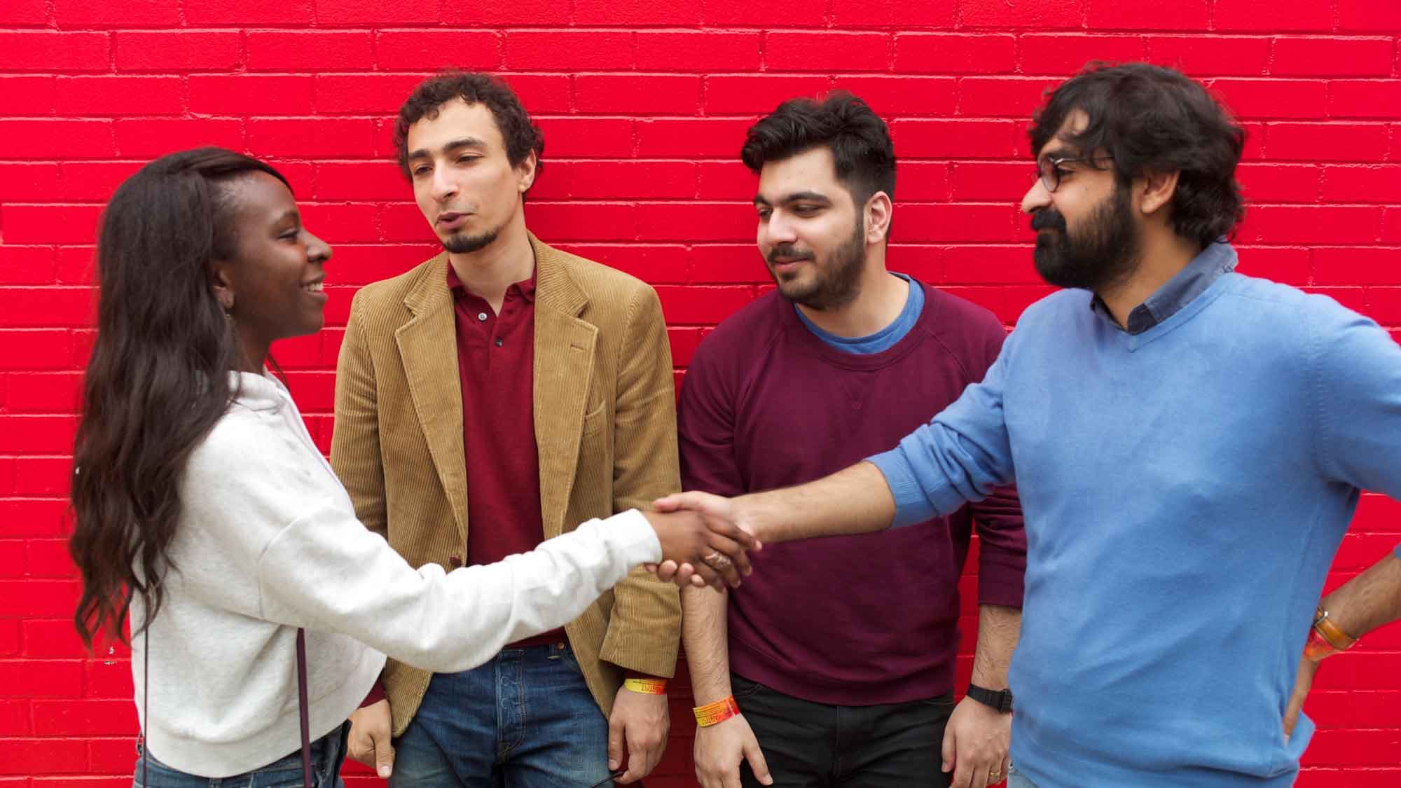 A woman from the street meets Pakistan's Poor Rich Boy.