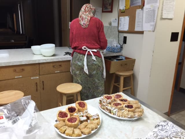 Preparing refreshments at the Union of Youth Festival.