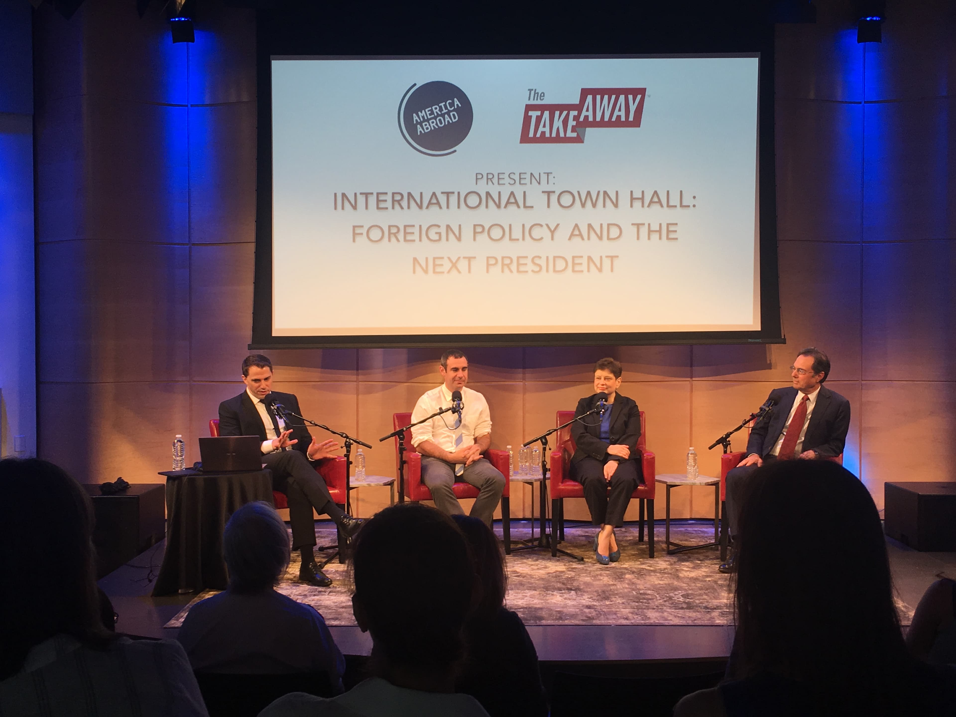 Town hall recording at WNYC's Greene Space