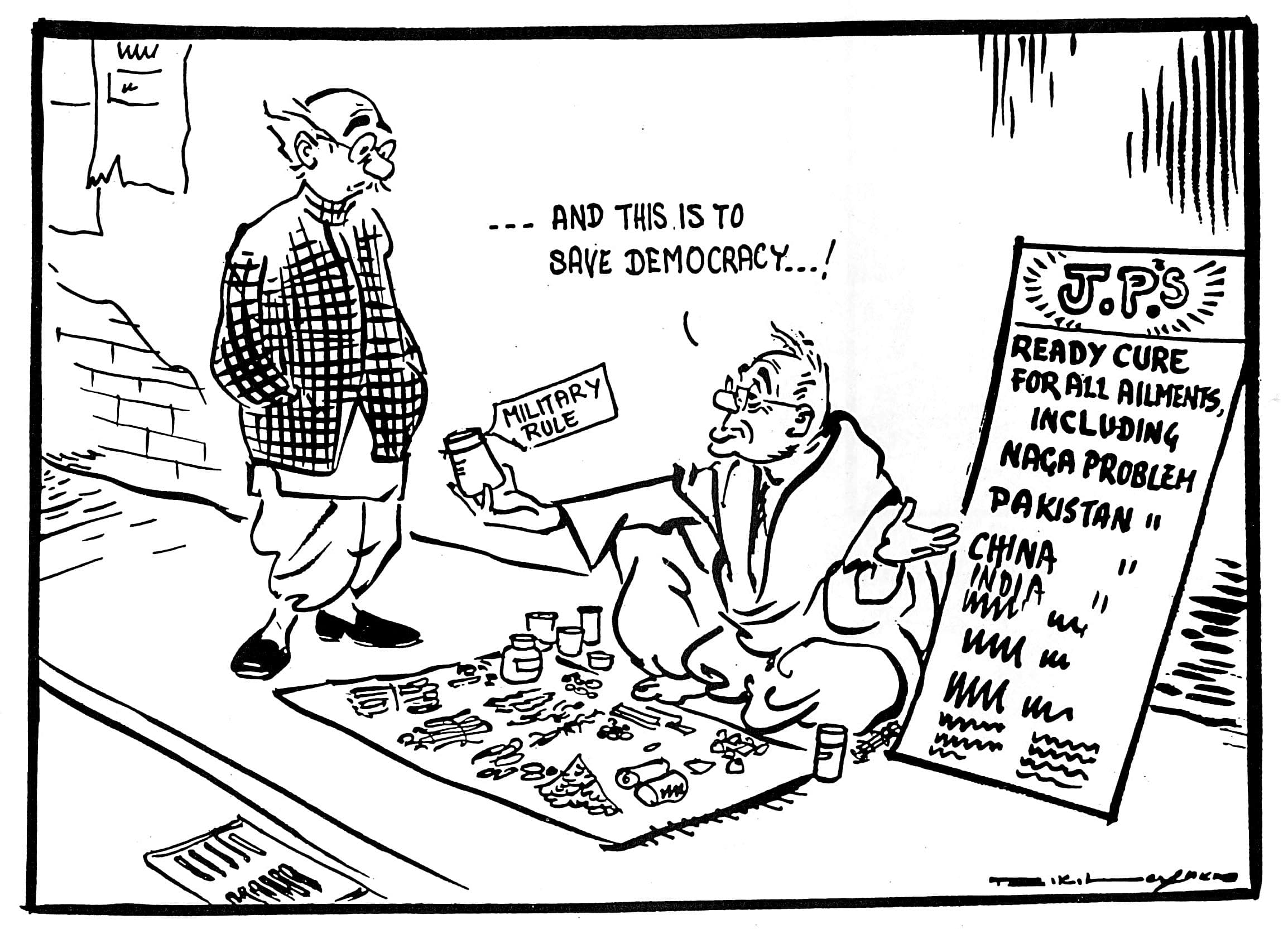 R.K. Laxman, India, May 1967