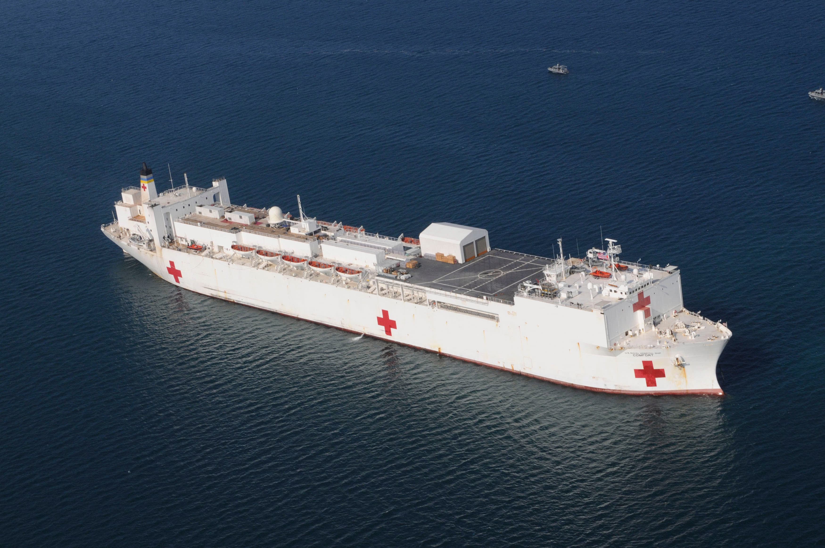 hospital ship USNS Comfort
