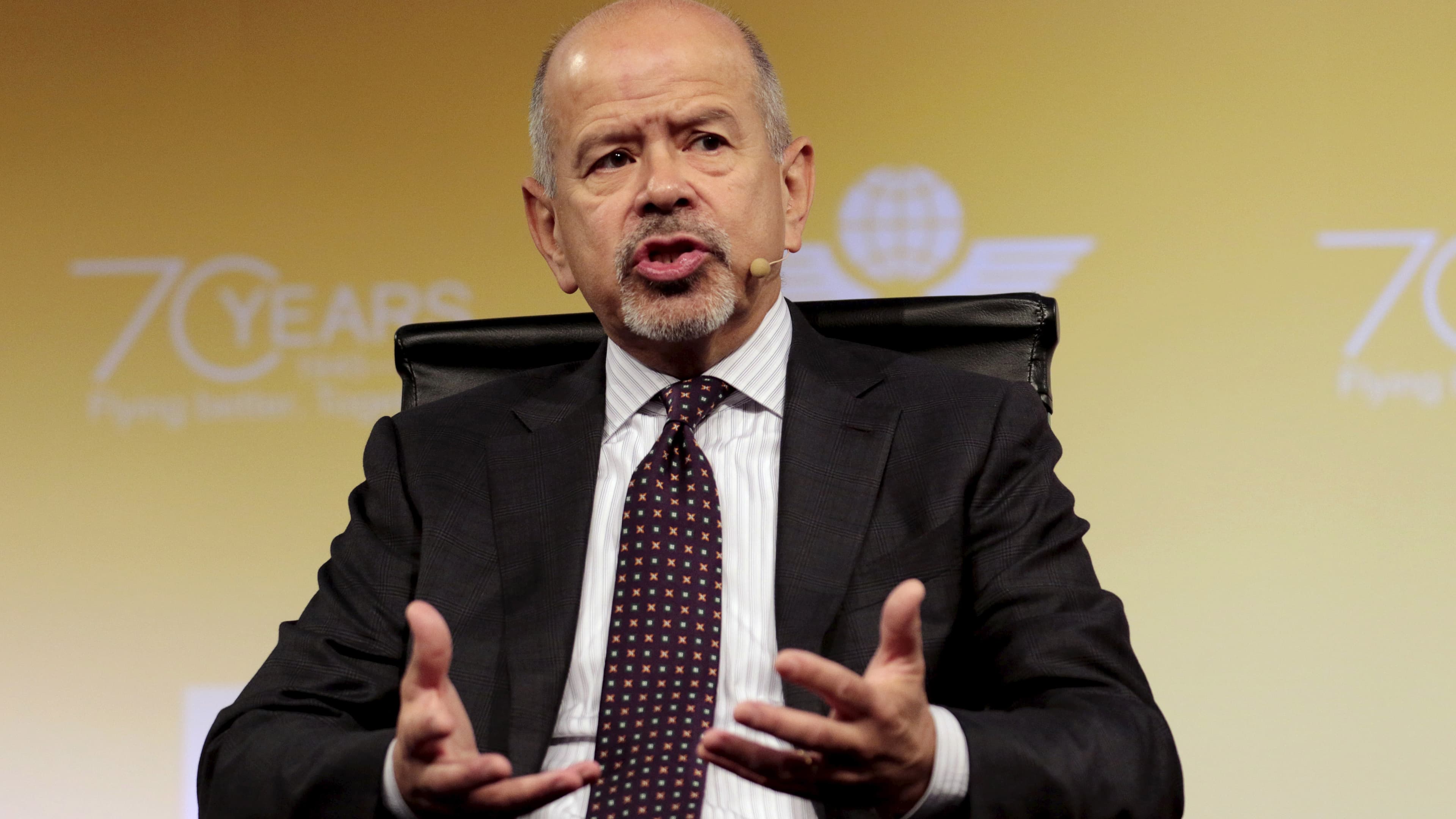 Michael Huerta, the administrator of the Federal Aviation Administration, fires Trump