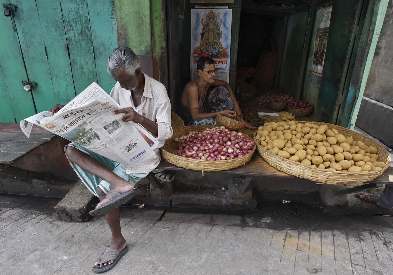 Rural vegetable seller