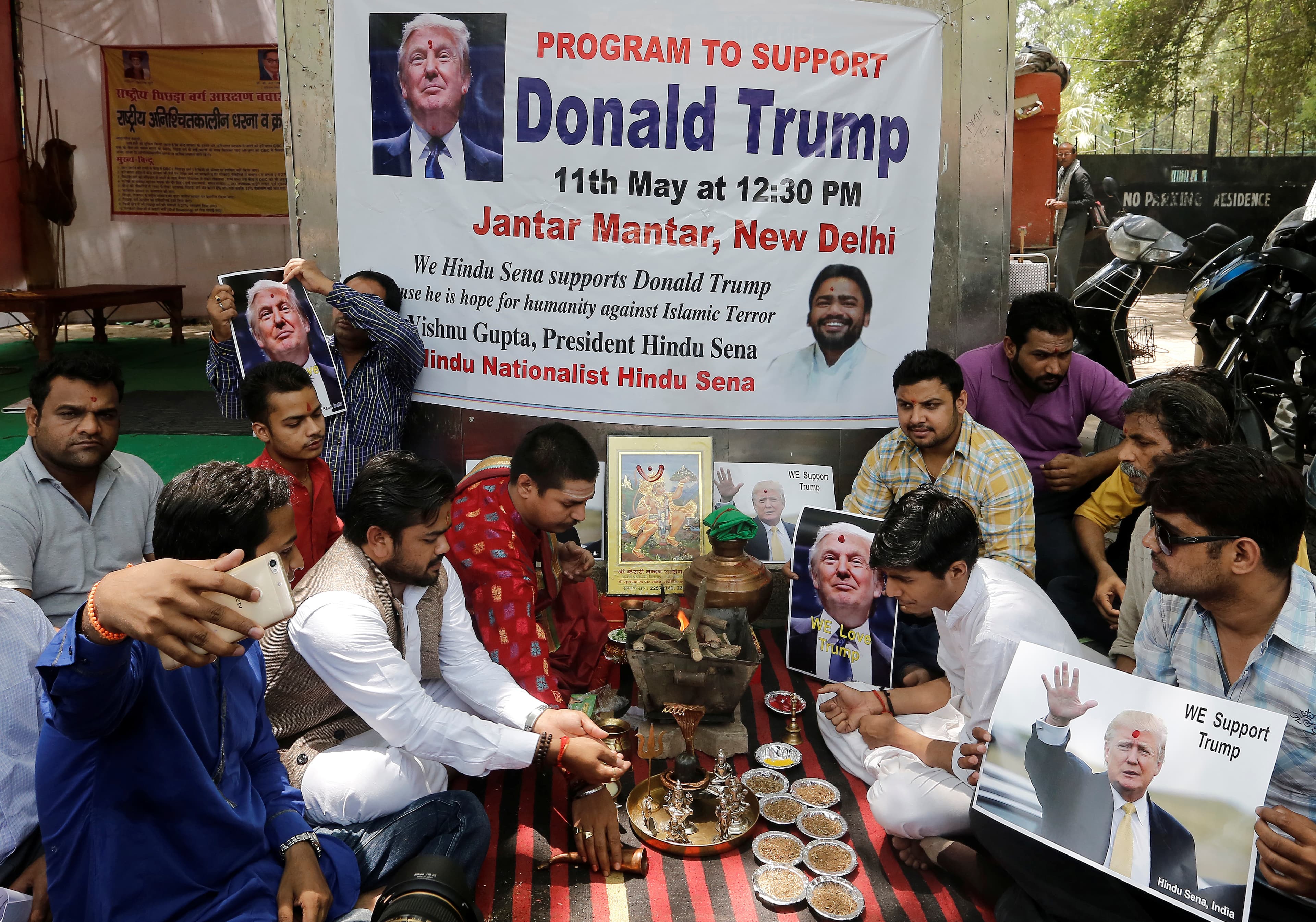 Hindu Sena fire ritual