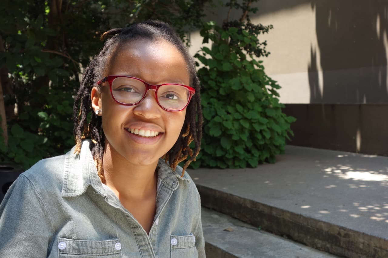 Sandiswa Sondzaba, 22, an MA student in geography at Witwatersrand University in Johannesburg