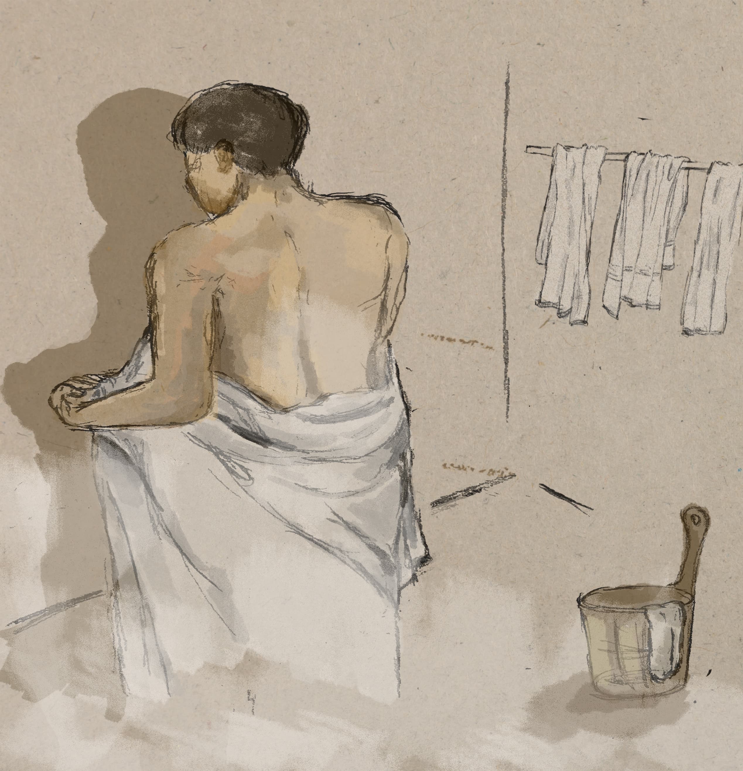 Maitian continued to frequent gay bath houses after he got married.