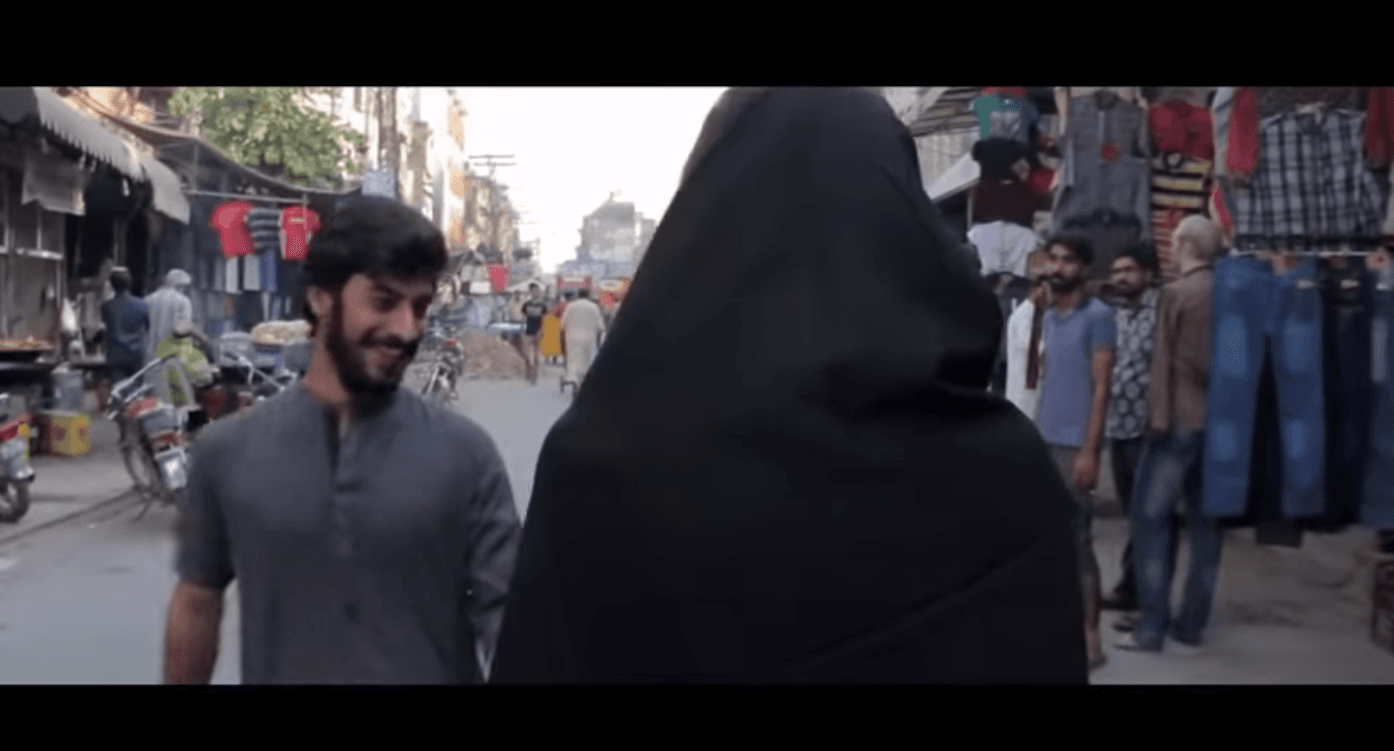 Screen shot of DYOT Pakistan flashmob commercial