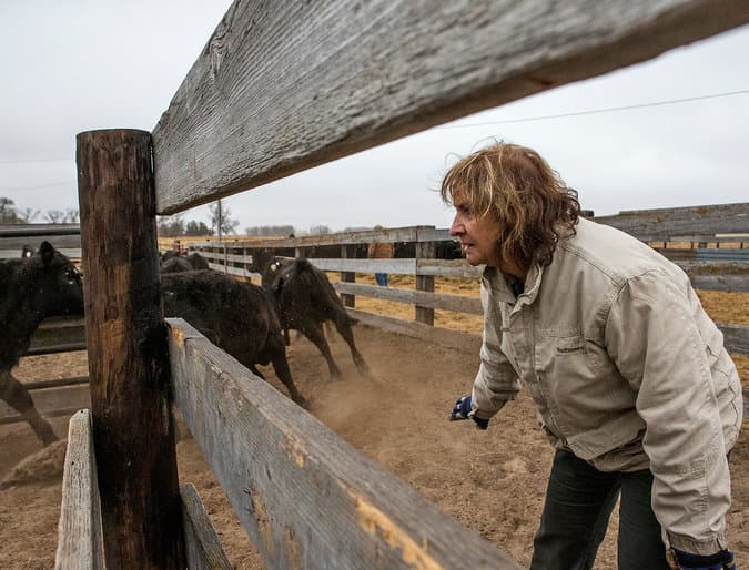 Murlene Osburn, above, on her ranch near Wood Lake, Neb. As a nurse practitioner, Ms. Osburn wants to provide psychiatric services in her thinly populated part of the state.