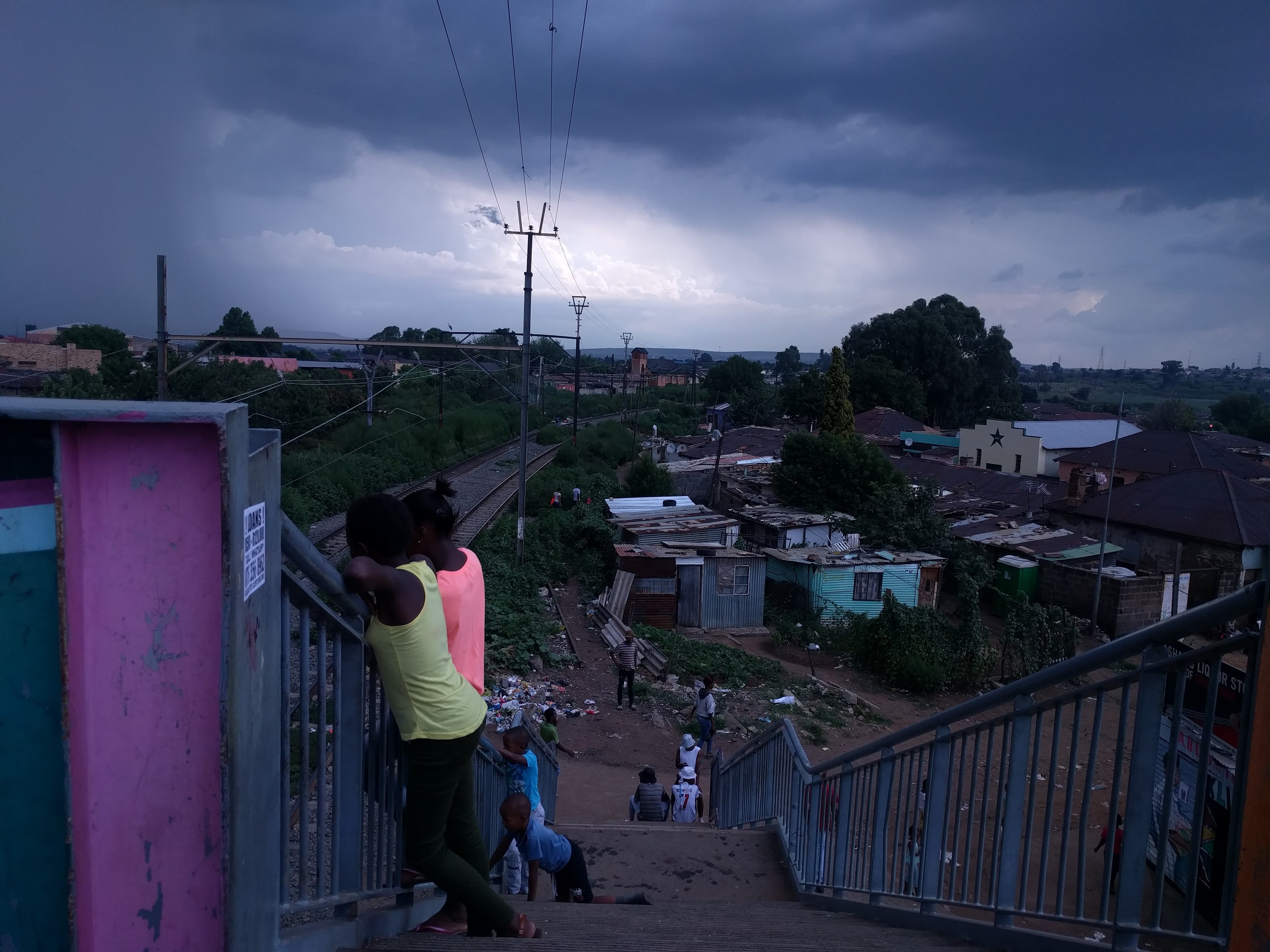 Scene in Soweto, Johannesburg, South Africa
