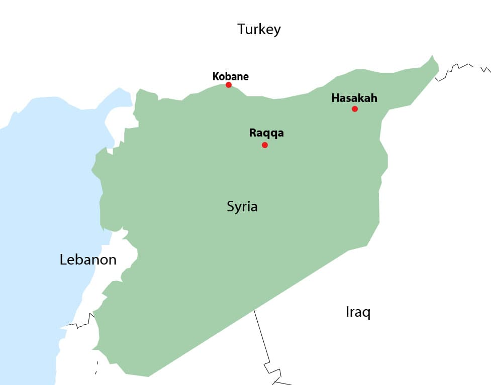 Map of Syria