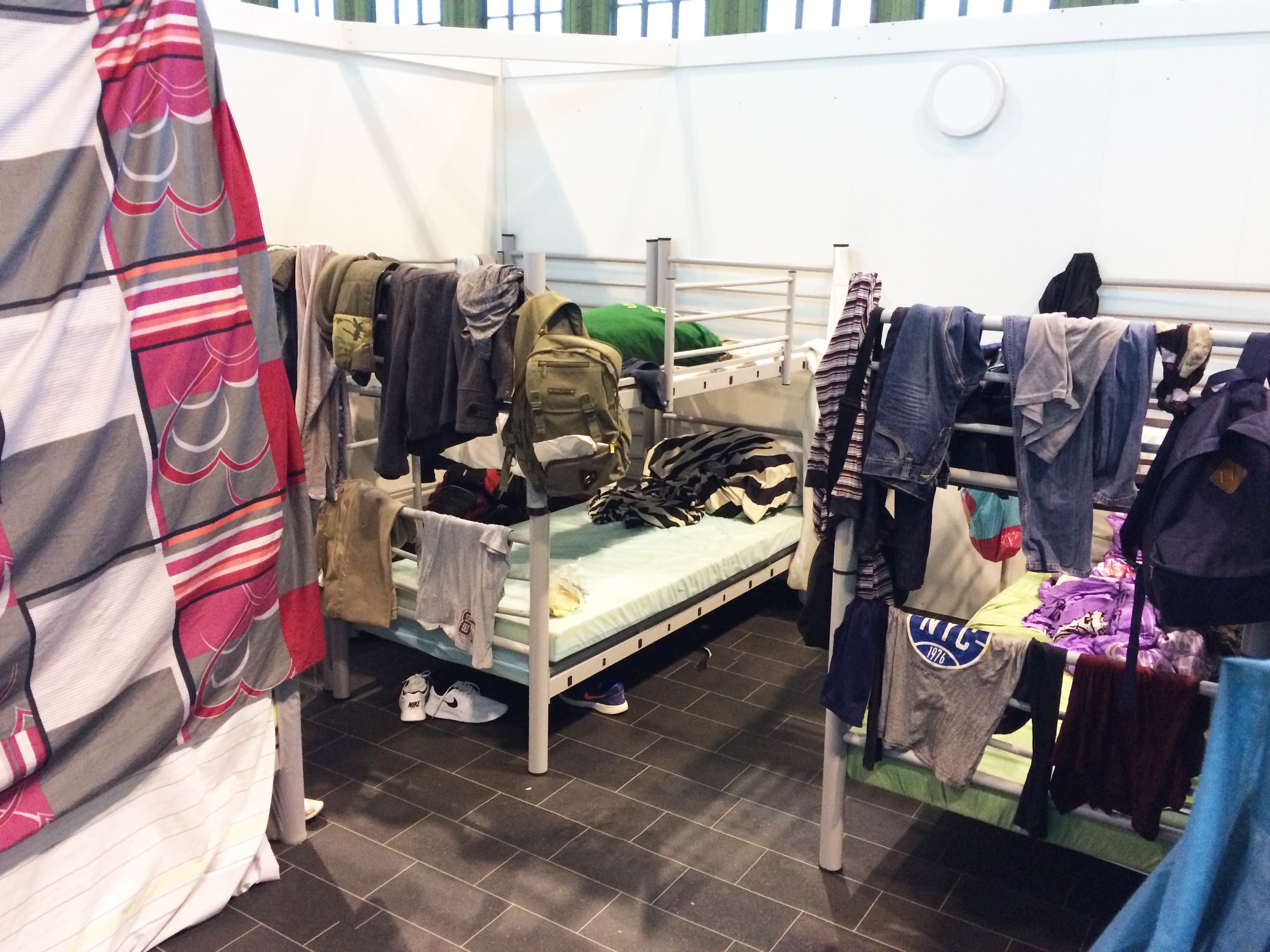 Templehof refugee shelter