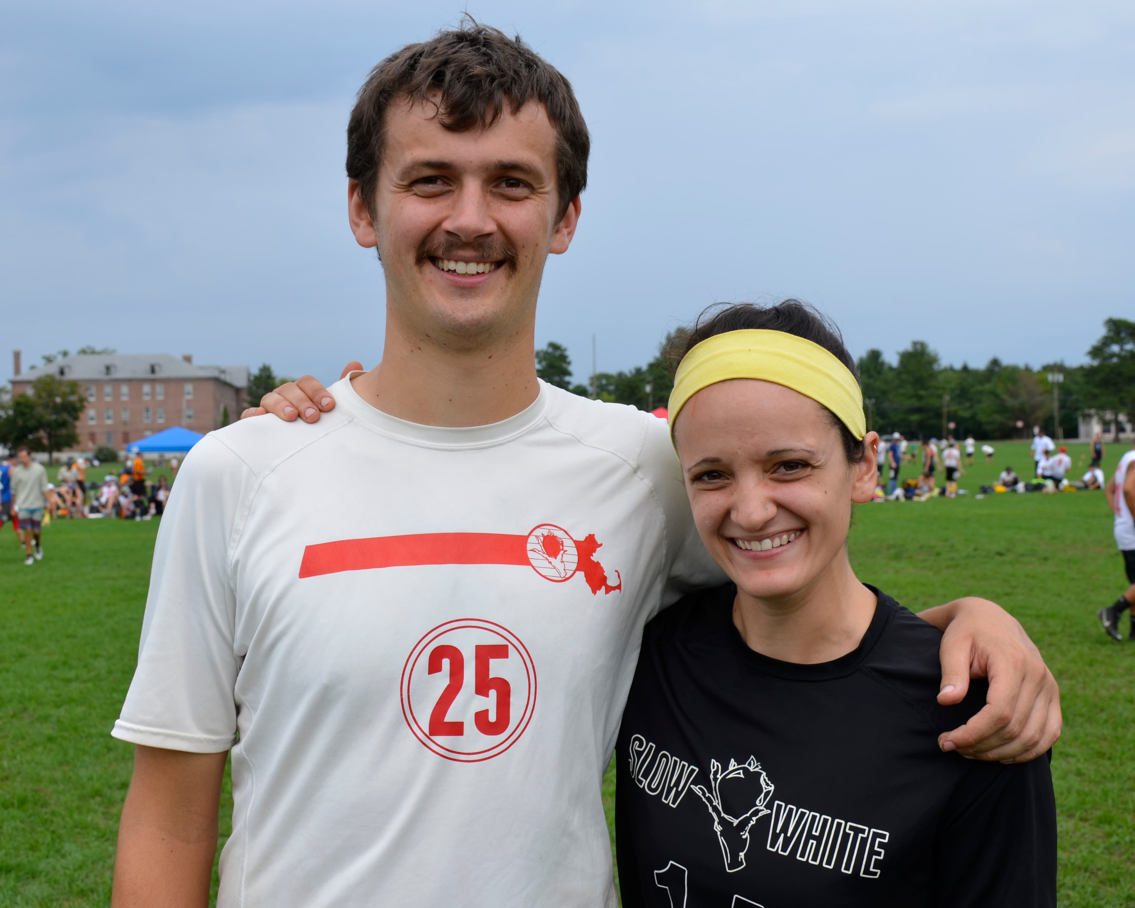 Boston Slow White co-captains Alex Trahey and Hannah Baranes.
