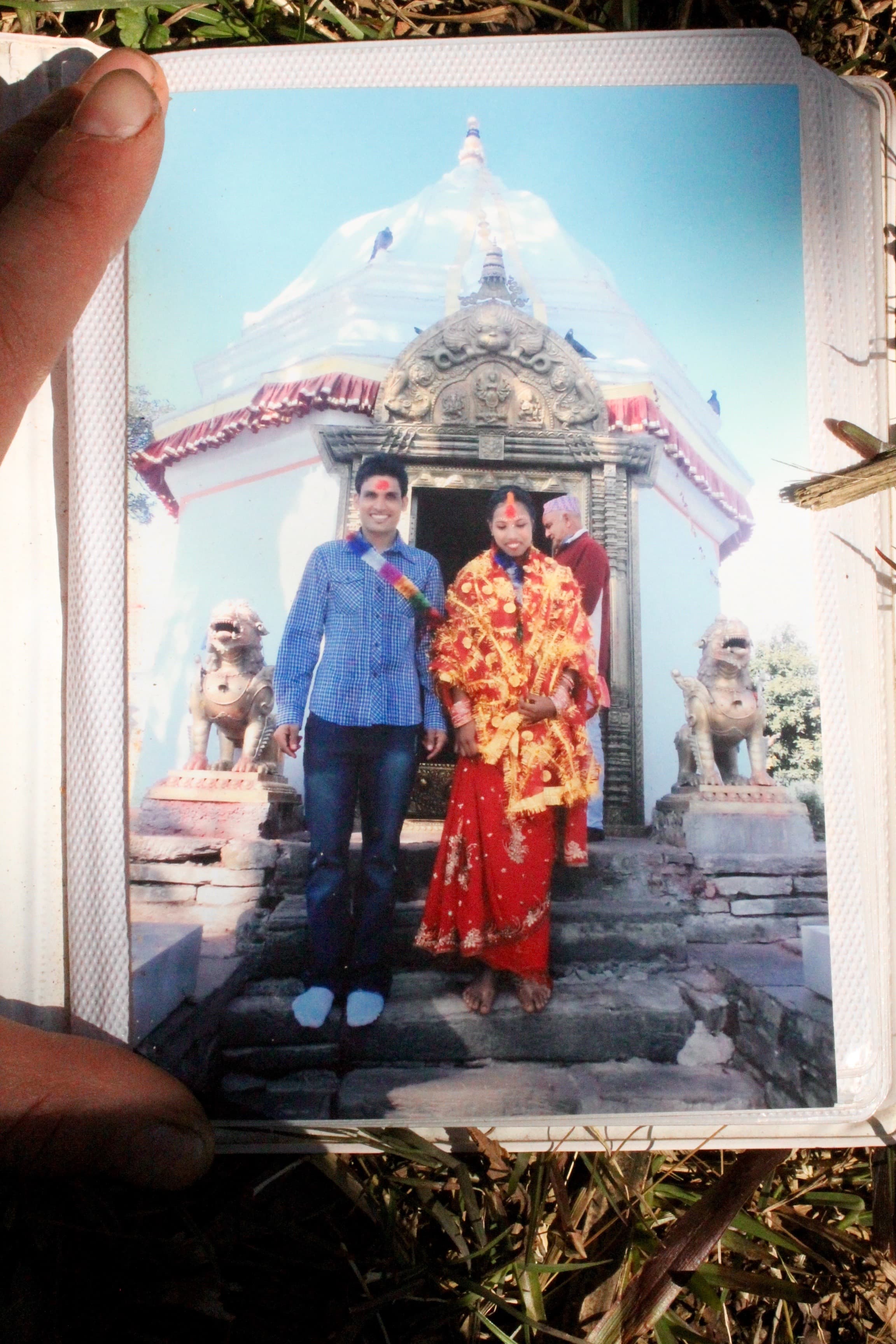 Bishnu's wedding photo