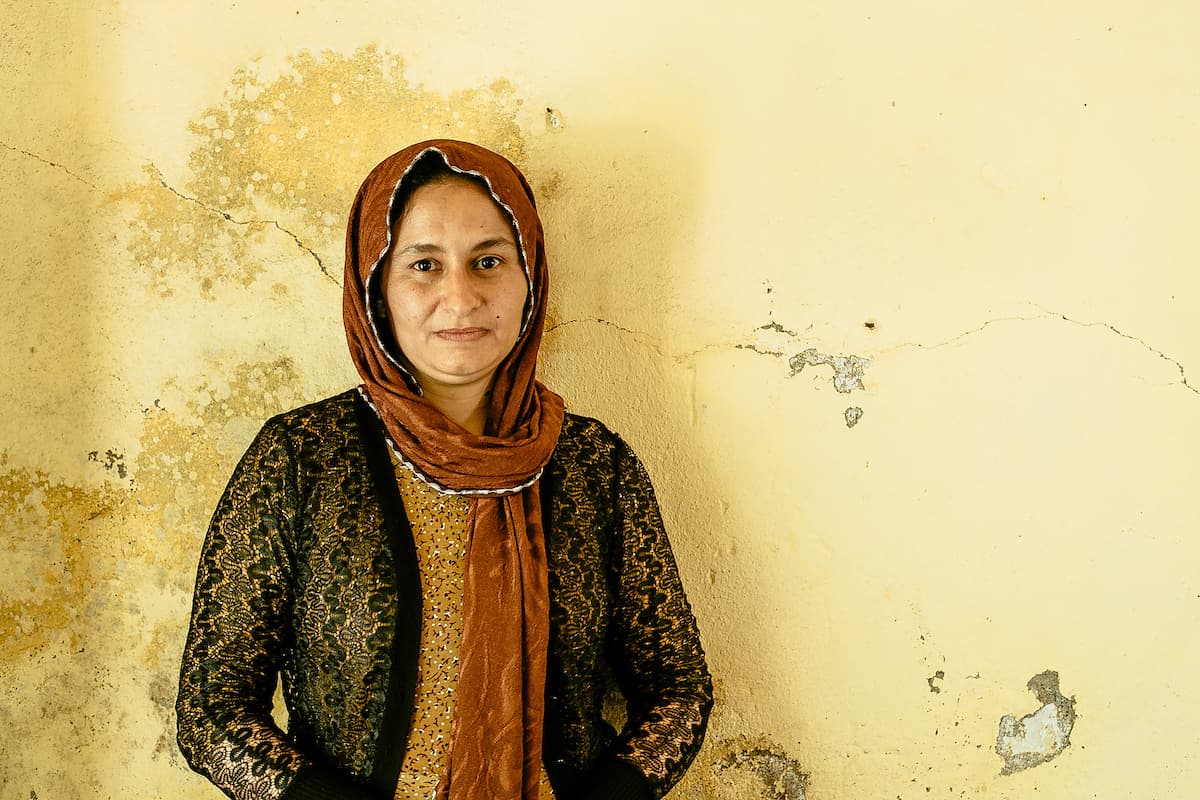 Ghazal Naser Khalaf, a 37-year-old Yazidi.